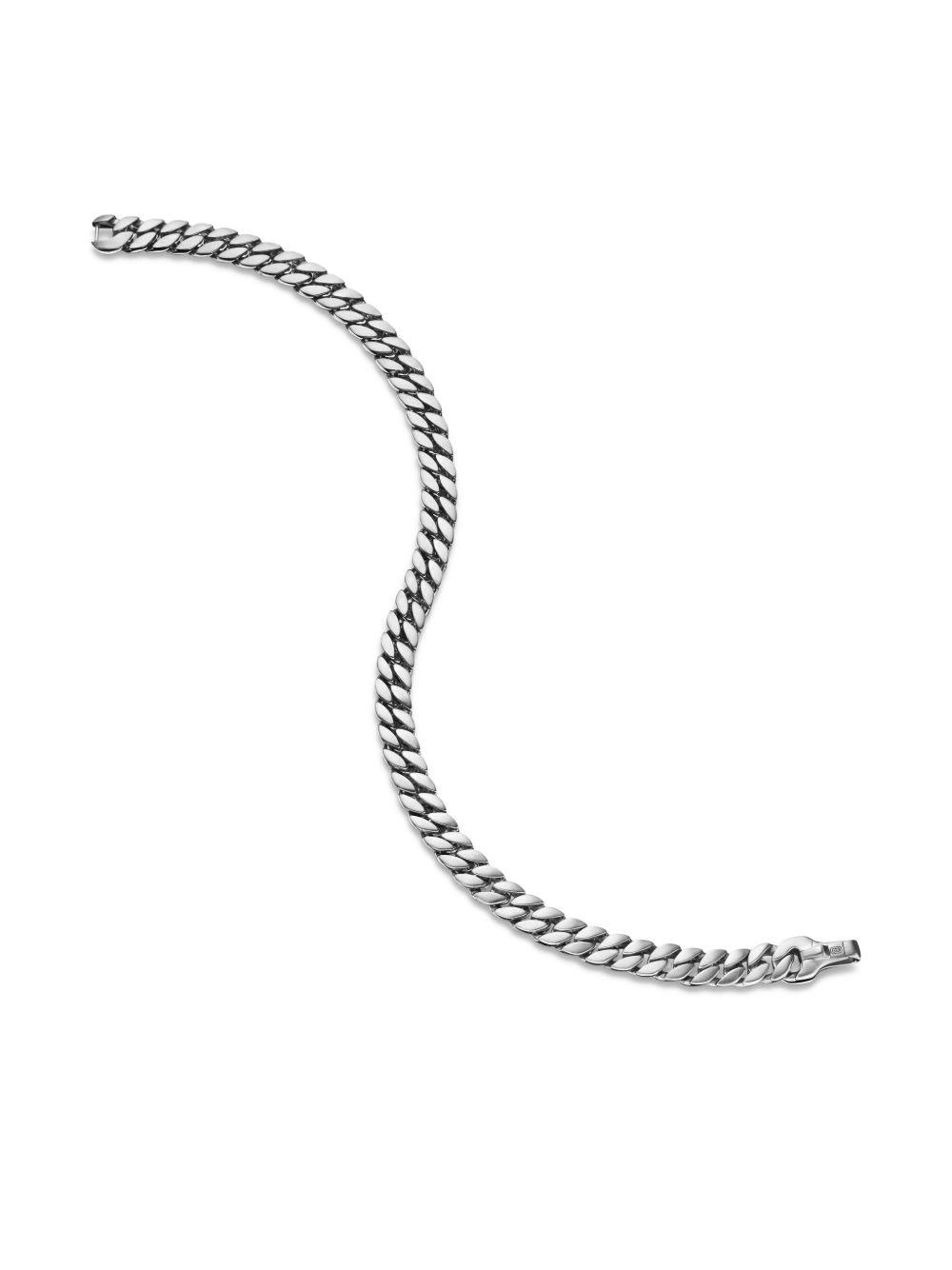 sterling silver Curb Chain bracelet (6mm) Product Image