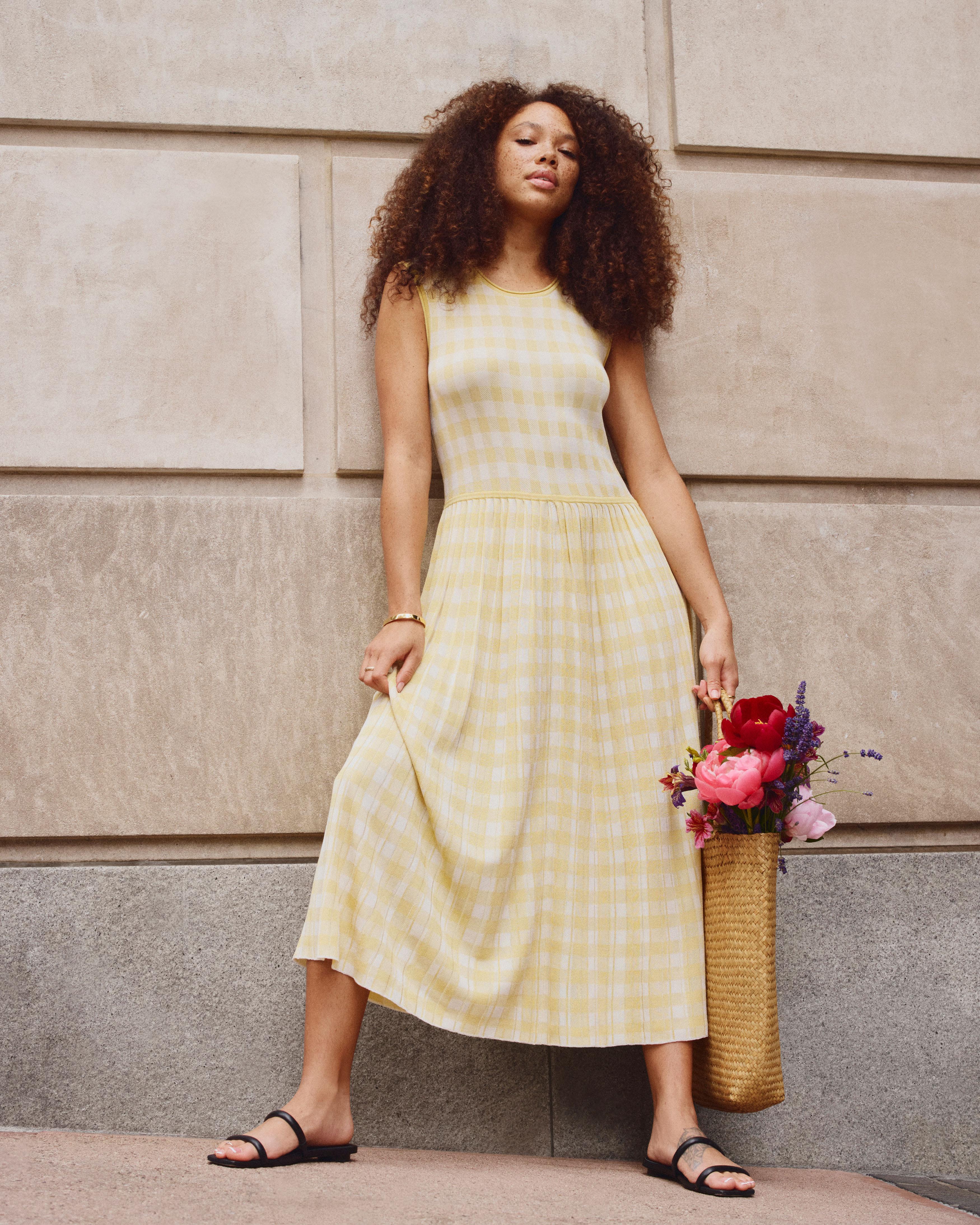 Womens Knit Pleated Dress by Everlane Product Image