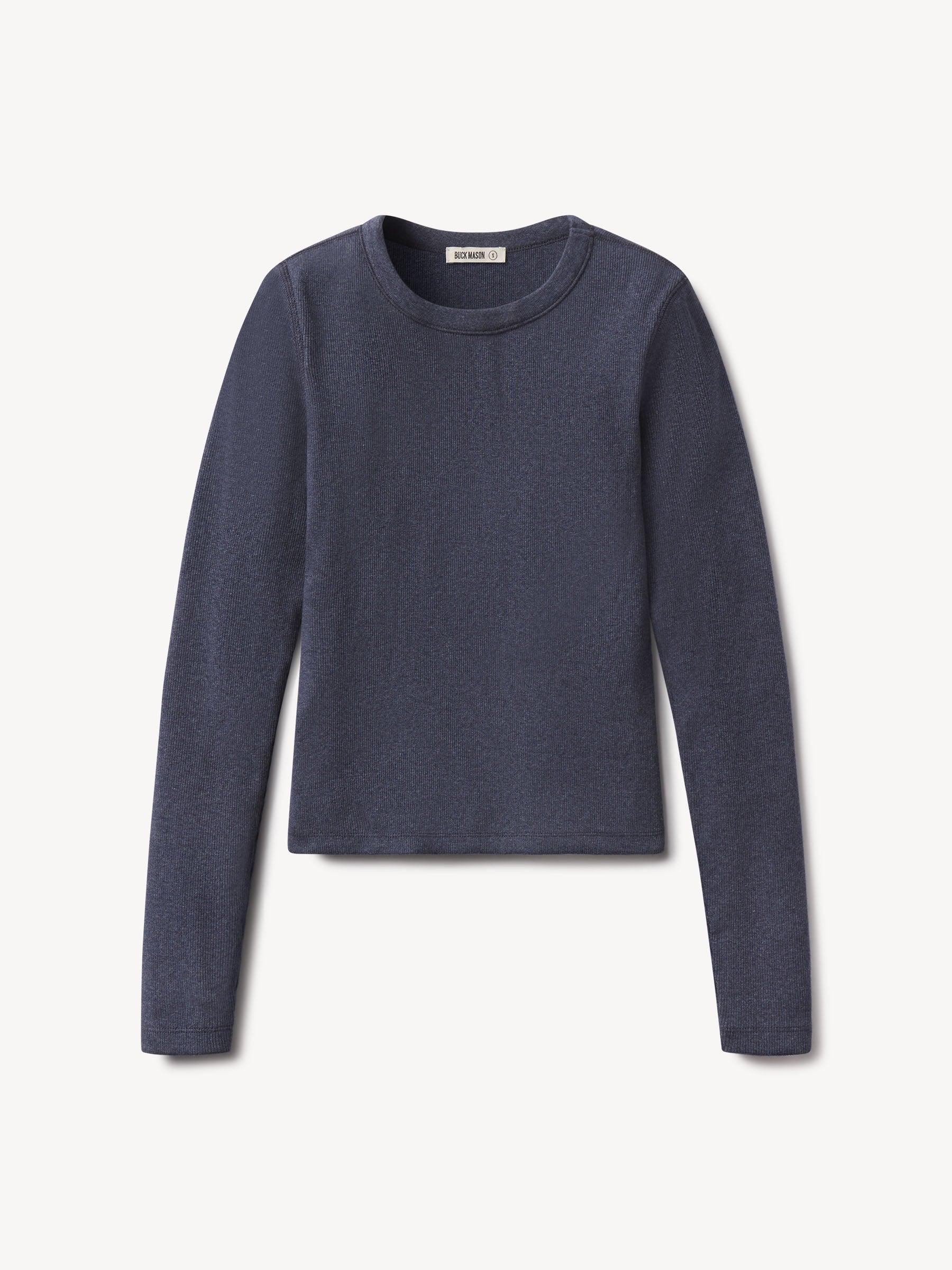 Marled Tidepool Surplus Rib L/S Crew Product Image