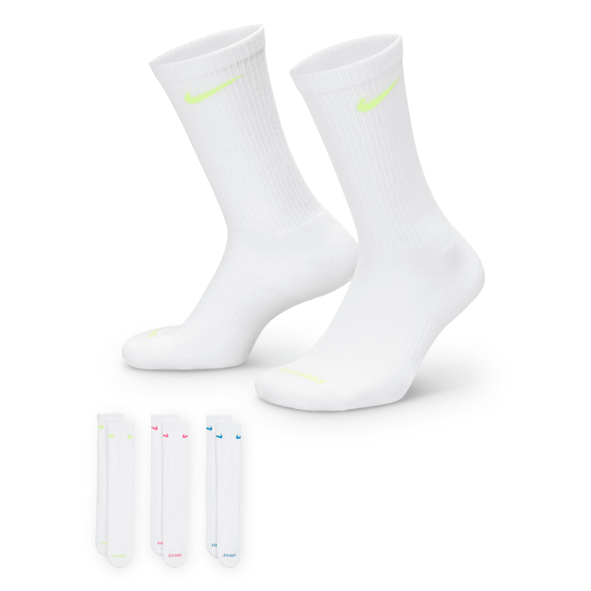 Nike Unisex Everyday Plus Cushioned Training Crew Socks (3 Pairs) | SX6888-938 Product Image