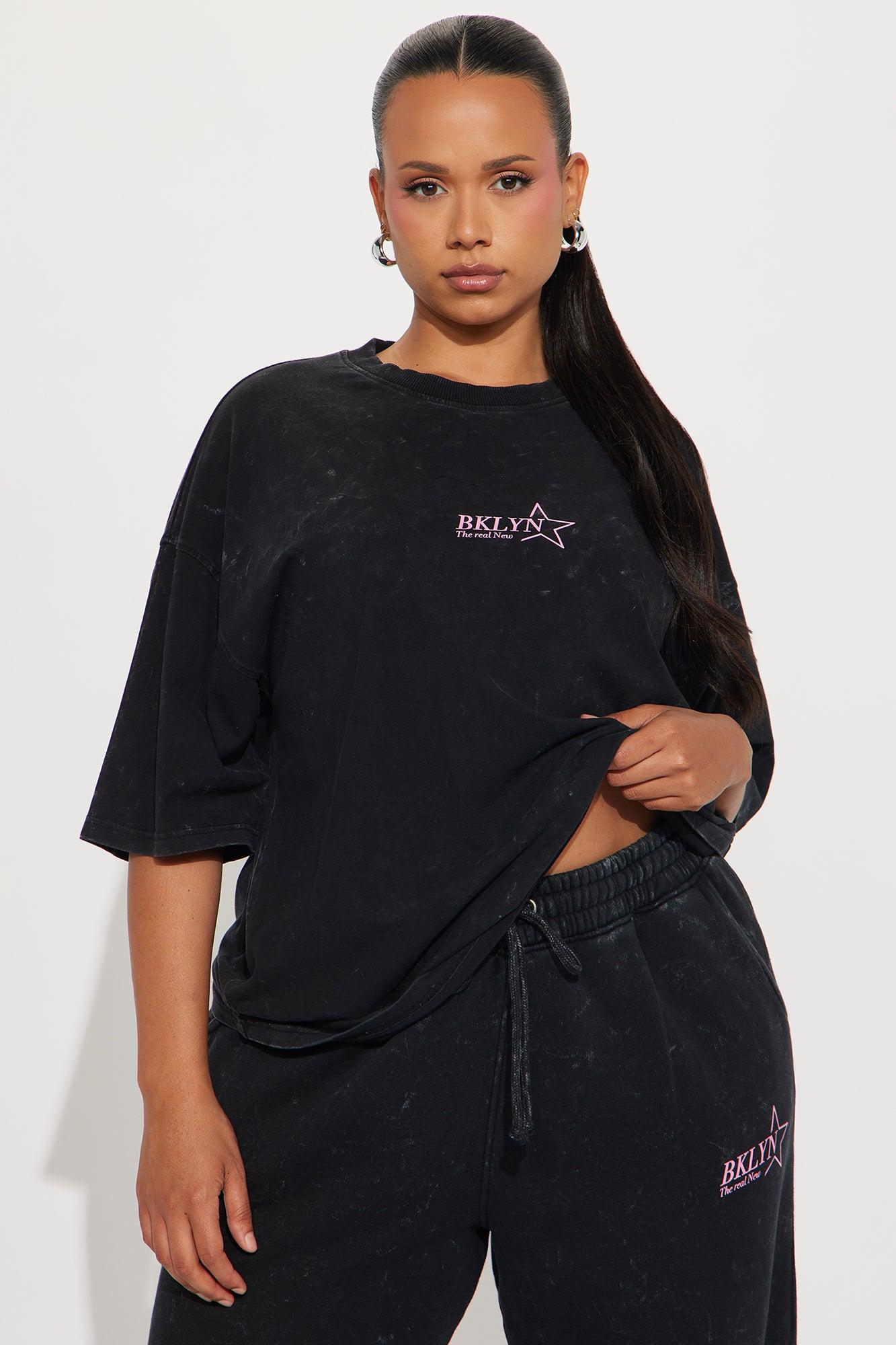 Brooklyn Star Washed Tee - Black Product Image