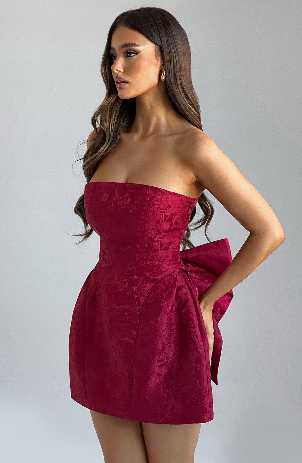 Elenora Mini Dress - Red Product Image