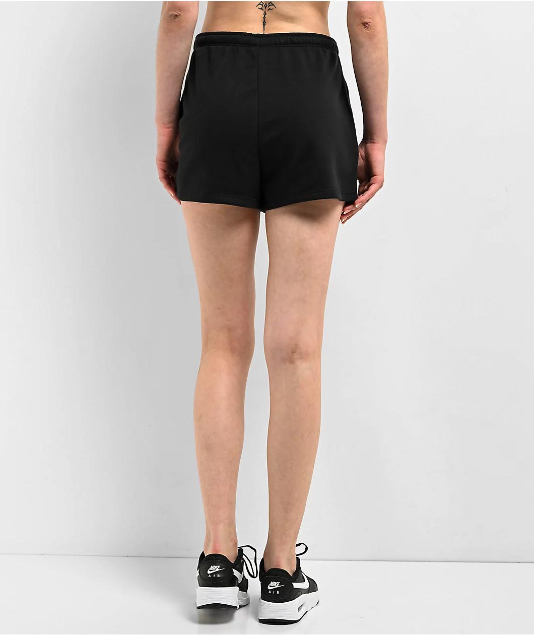 Nike Sportswear Chill Terry Black High Waisted Sweat Shorts Product Image