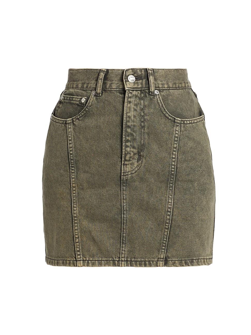Womens Denim Miniskirt Product Image