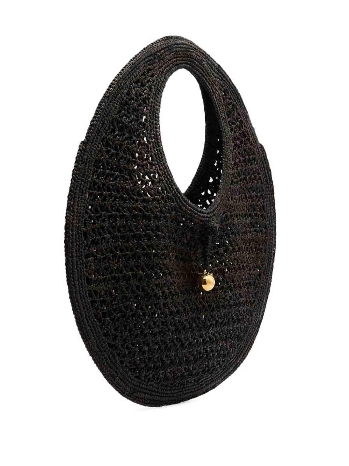 Le Rond Spiaggia raffia shoulder bag Product Image