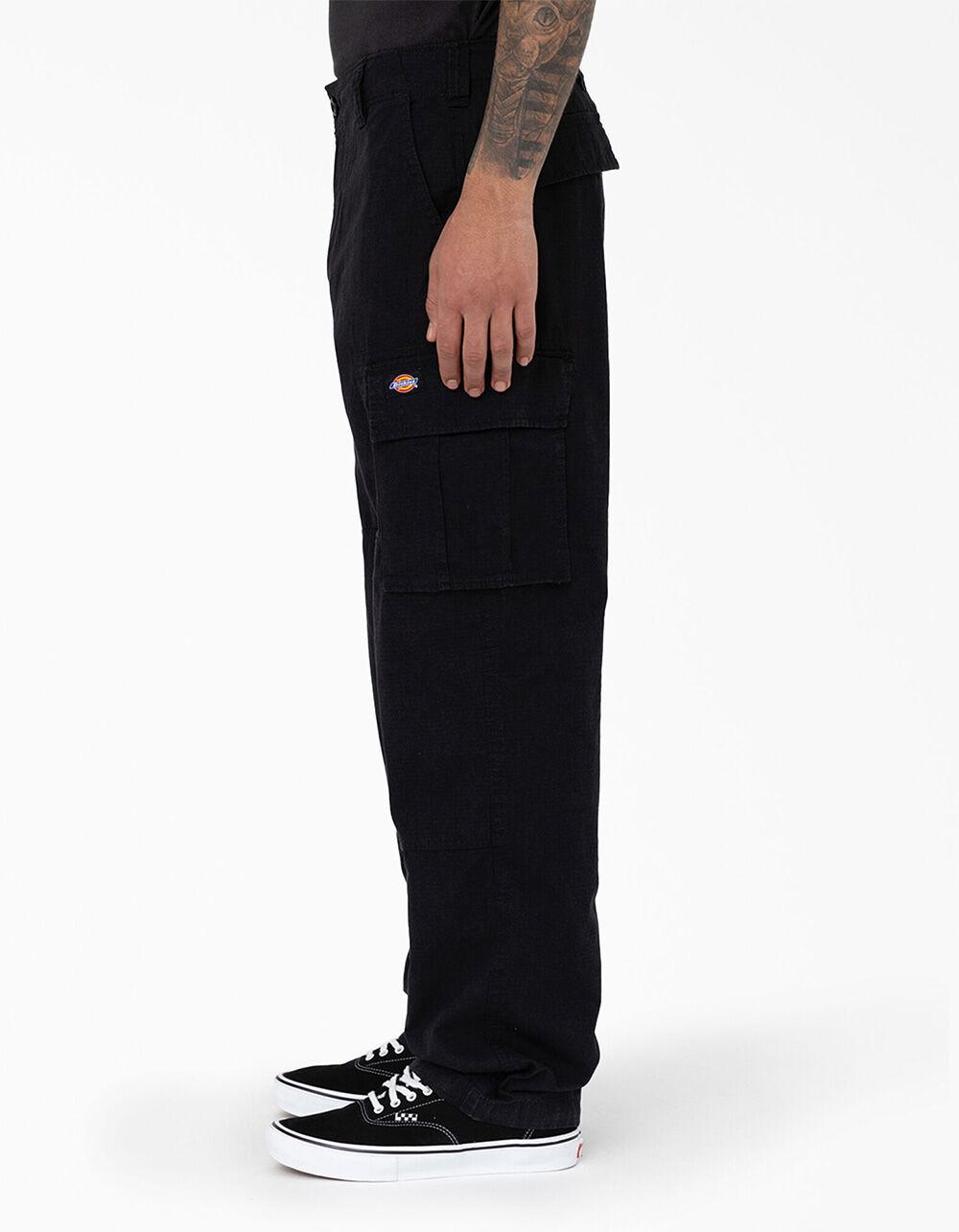 DICKIES Eagle Bend Relaxed Fit Double Knee Mens Cargo Pants - BLACK Product Image
