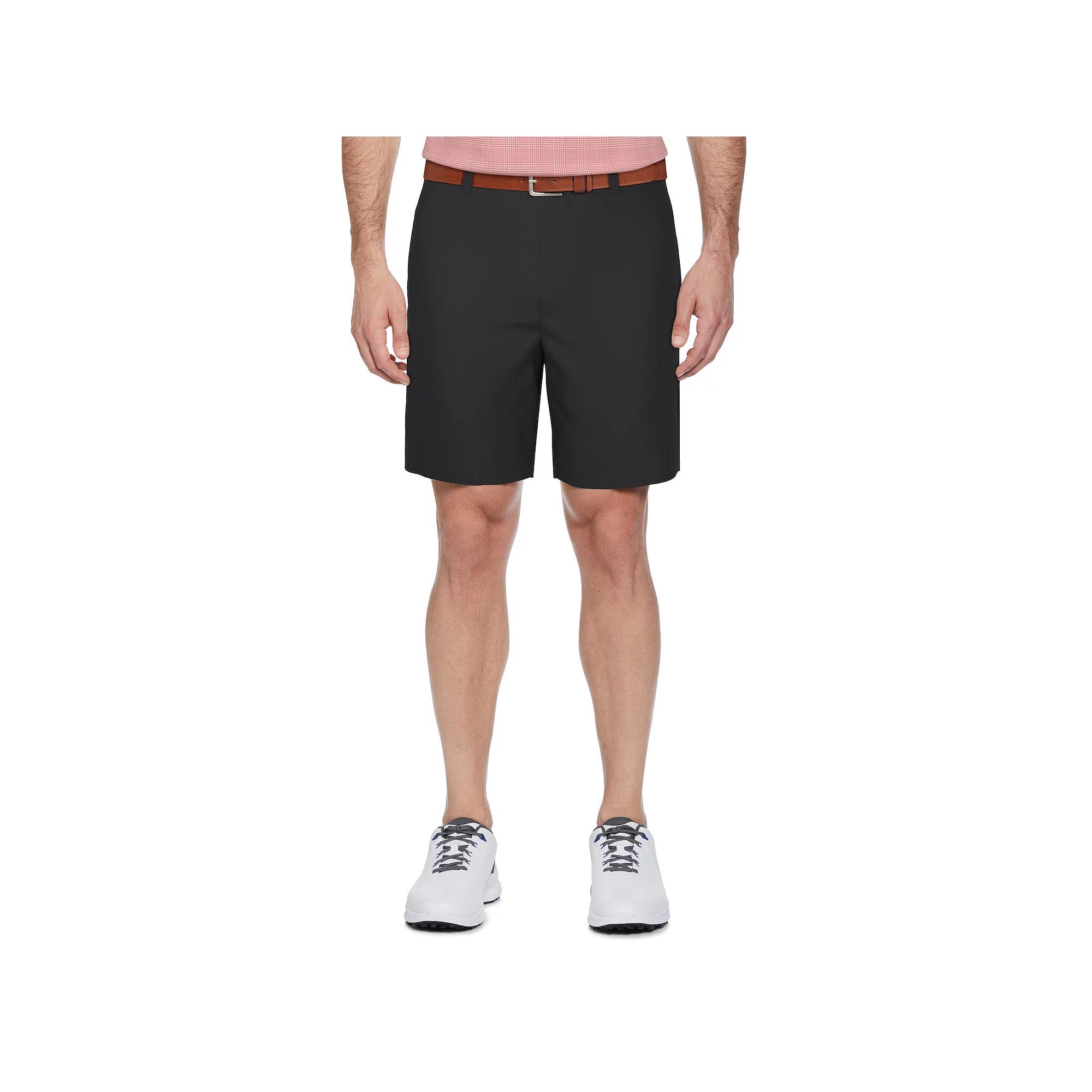 Men's Grand Slam Flat Front Performance Pull-On Golf Shorts, Size: Small, Black Product Image