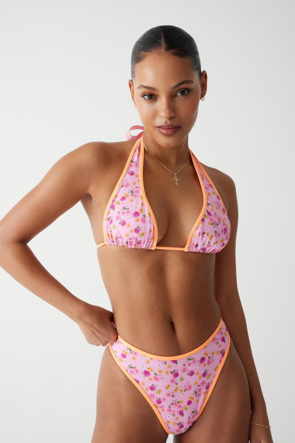 Laura High Waist Cheeky Bikini Bottom - Queen's Bath Product Image