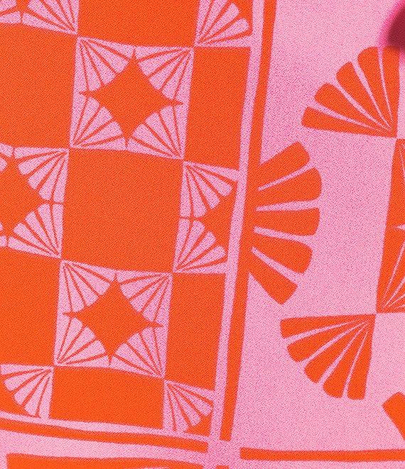 Sugarlips Coordinating Haines Town Printed High Waist Mini Crepe Wrap Skort Product Image