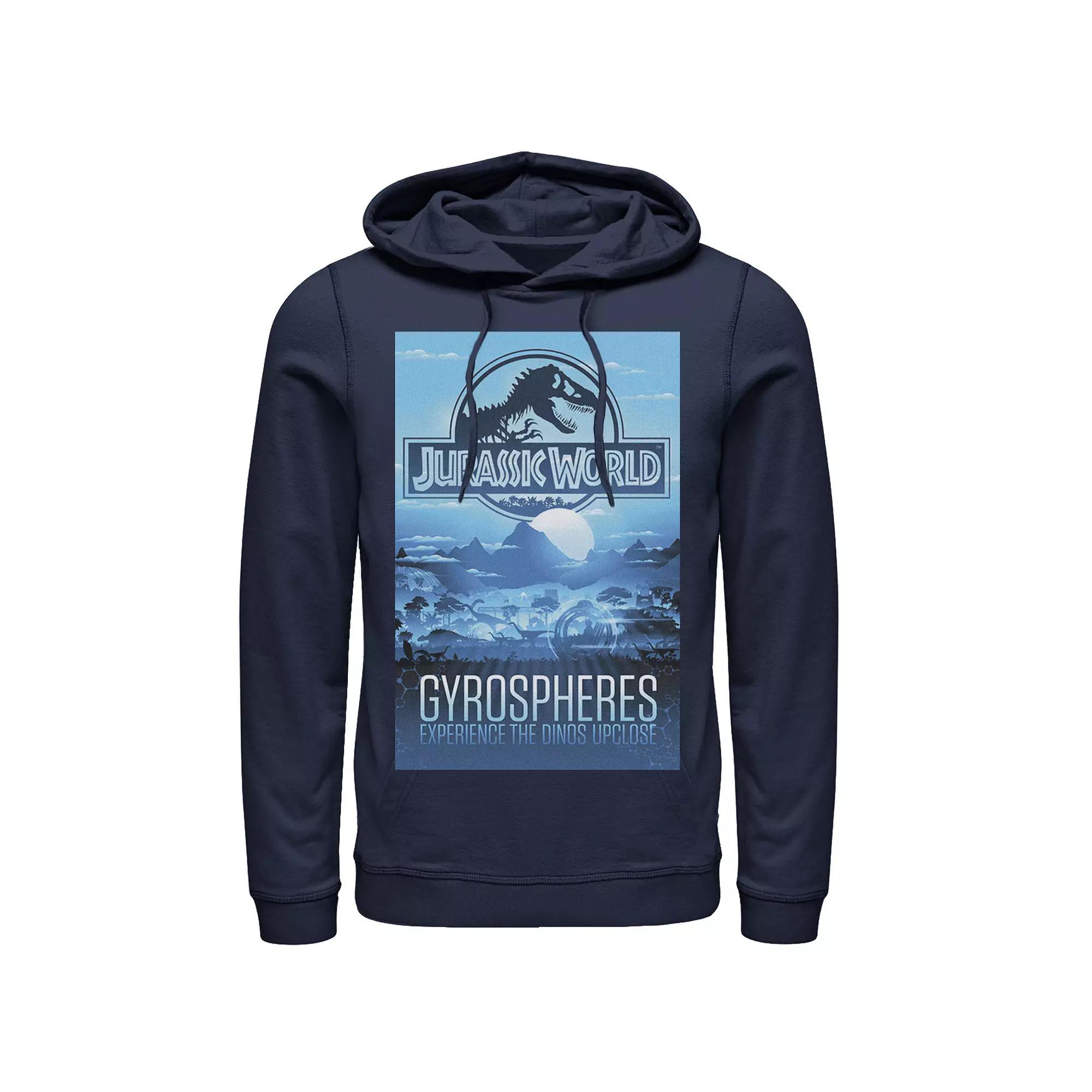 Men's Jurassic World Gyrospheres Tour Park Poster Graphic Pullover Hoodie,  Product Image