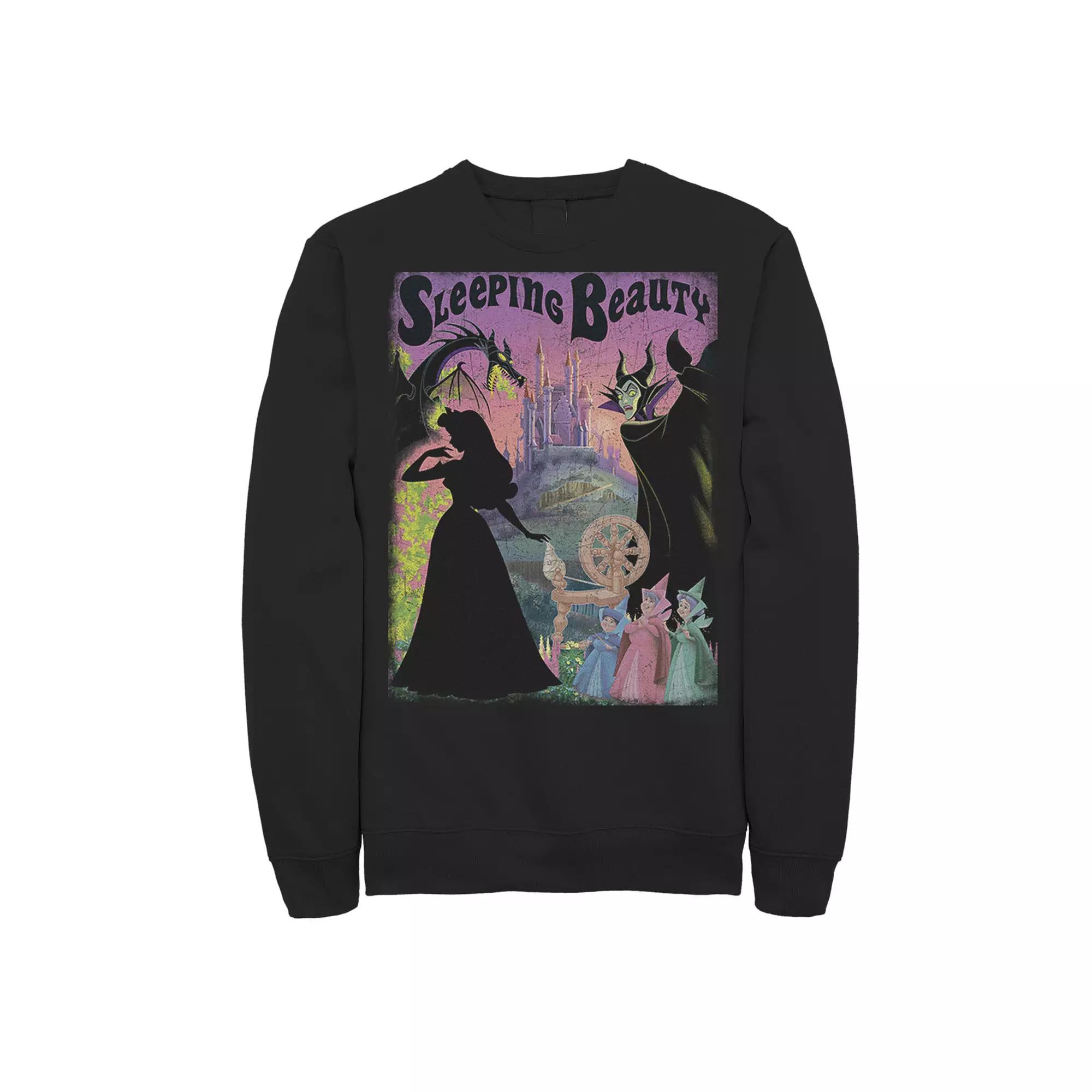 Disney's Sleeping Beauty Aurora Maleficent Men's Poster Sweatshirt,  Product Image