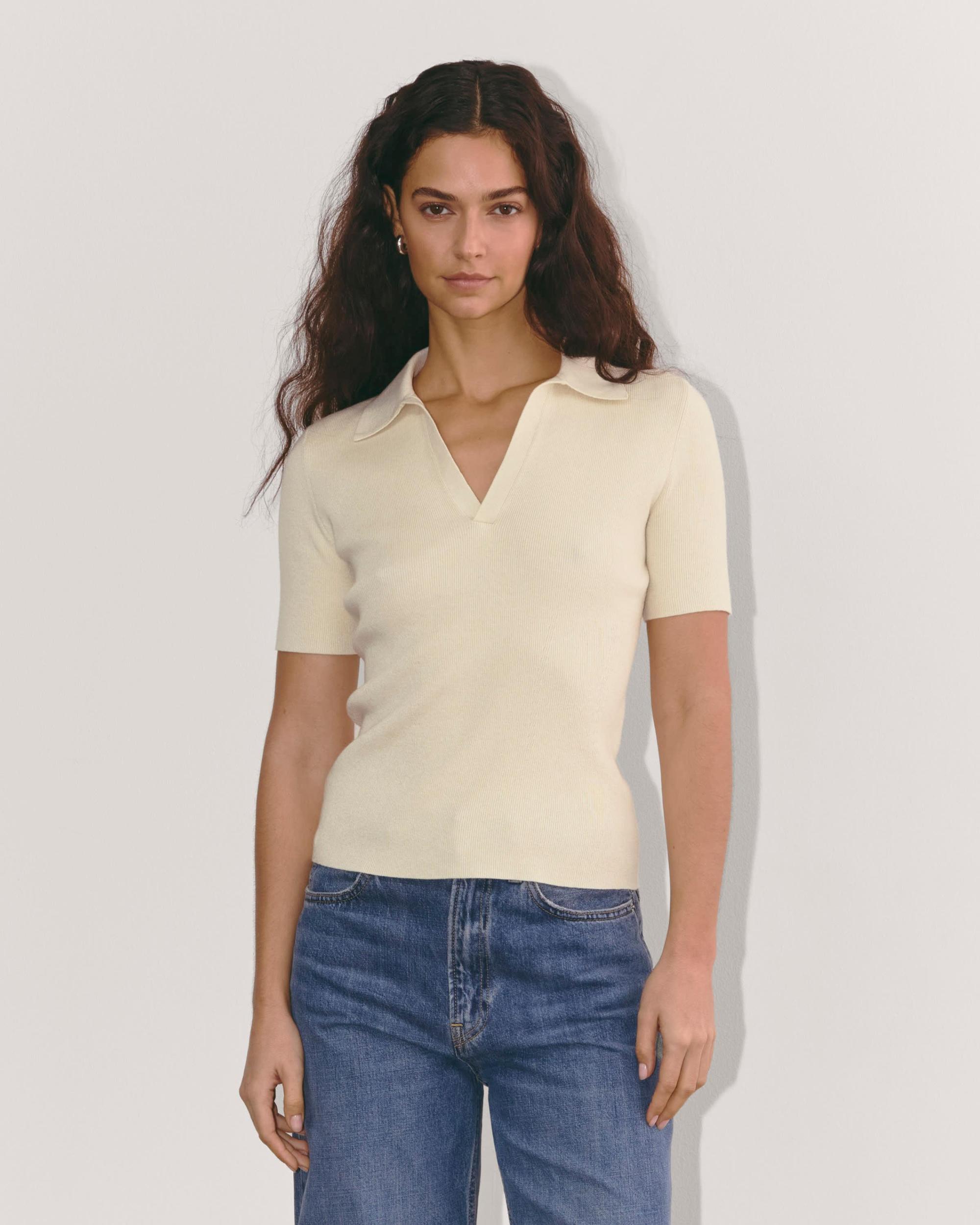 Womens Knit Polo Shirt by Everlane Product Image