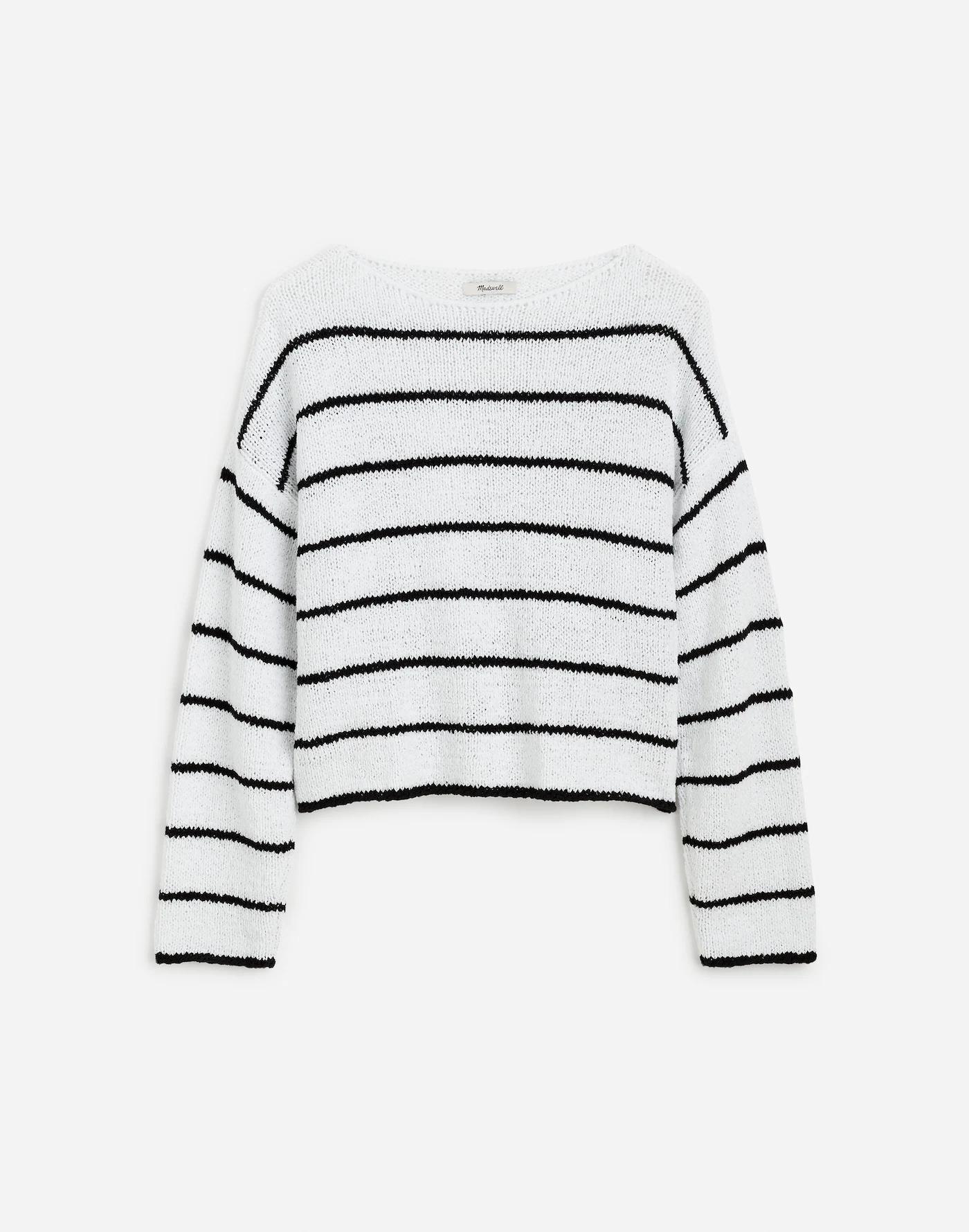 Boatneck Pullover Sweater Product Image