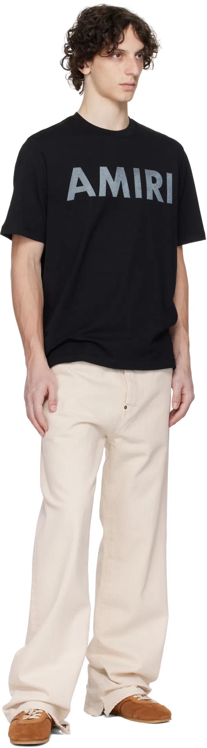 AMIRI Stencil Print T Shirt In Black Product Image