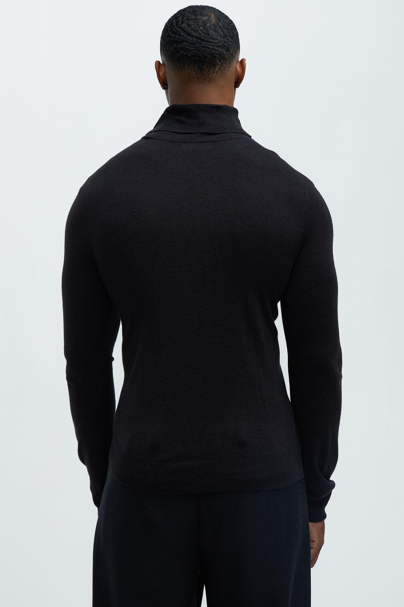 DeAngelo Turtleneck Sweater - Black Male Product Image