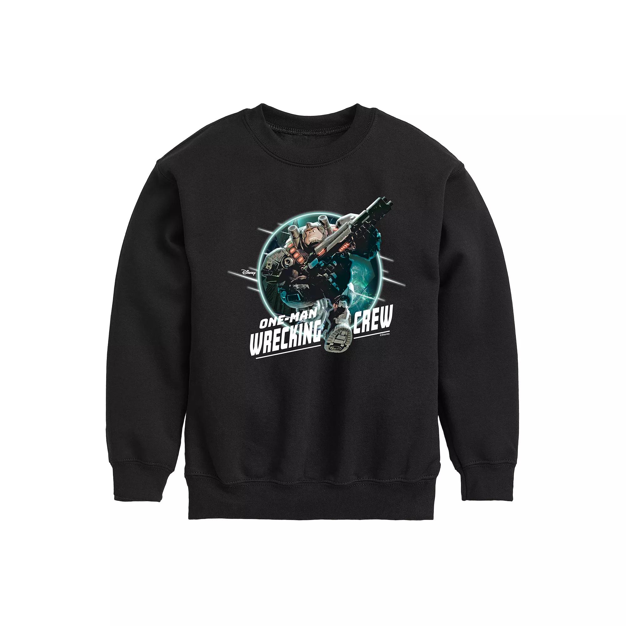 Disney's Wreck It Ralph Boys 8-20 One Man Wrecking Crew Fleece Sweatshirt, Boy's,  Product Image
