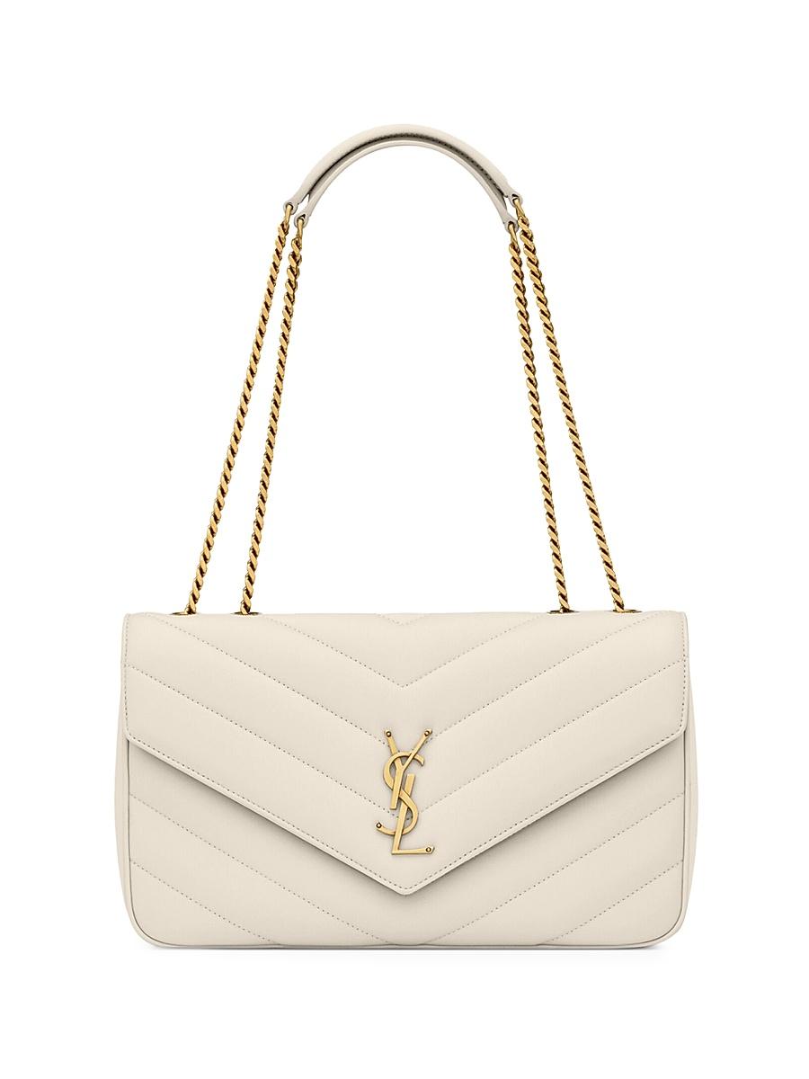 Womens Loulou Medium Shoulder Bag in Lambskin Leather Product Image