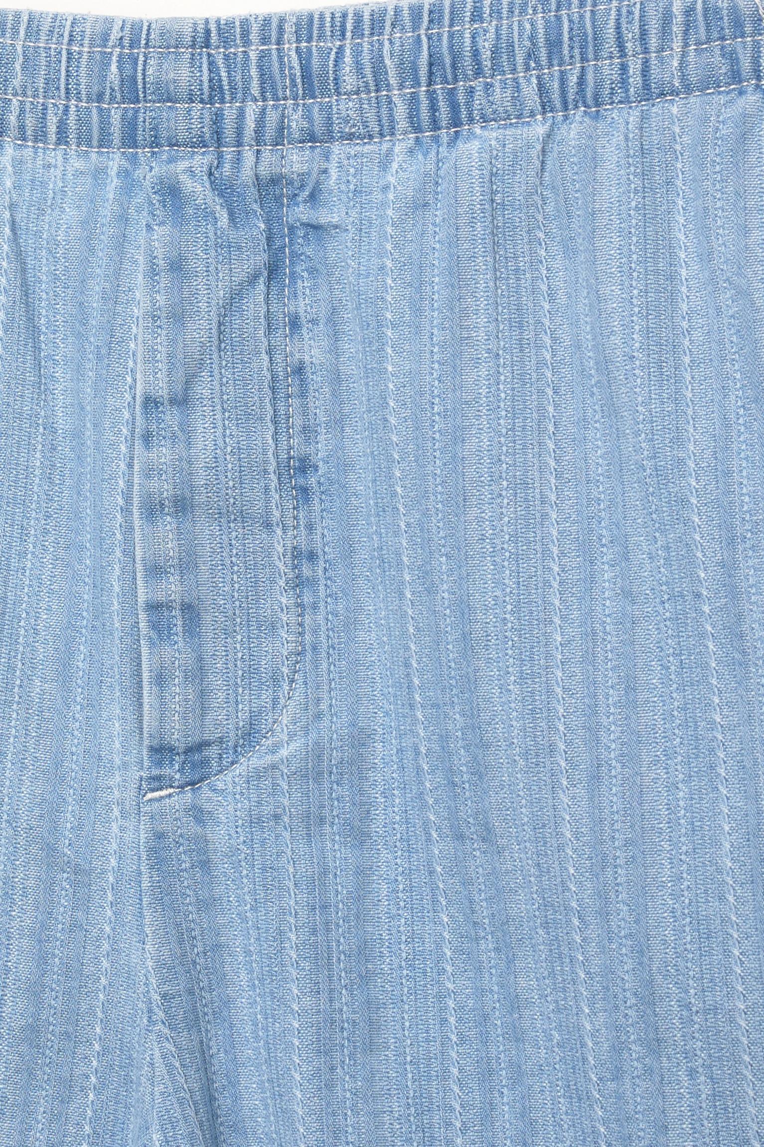 Jacquard denim Bermuda shorts Product Image