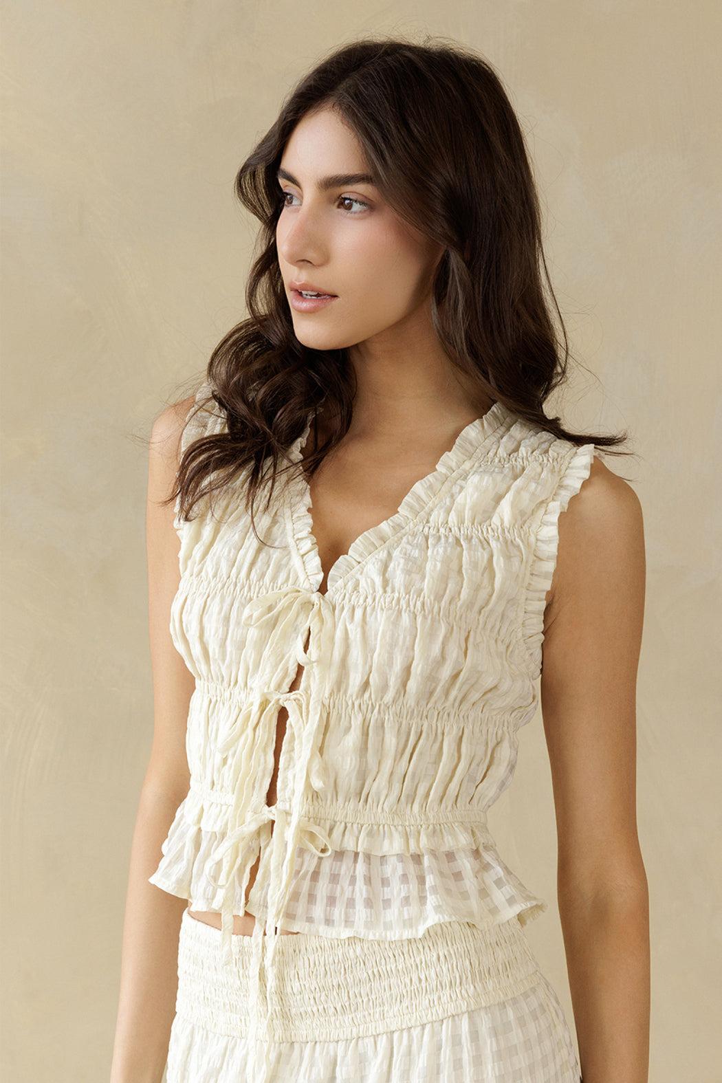 Lindy Ruffle Tank Product Image