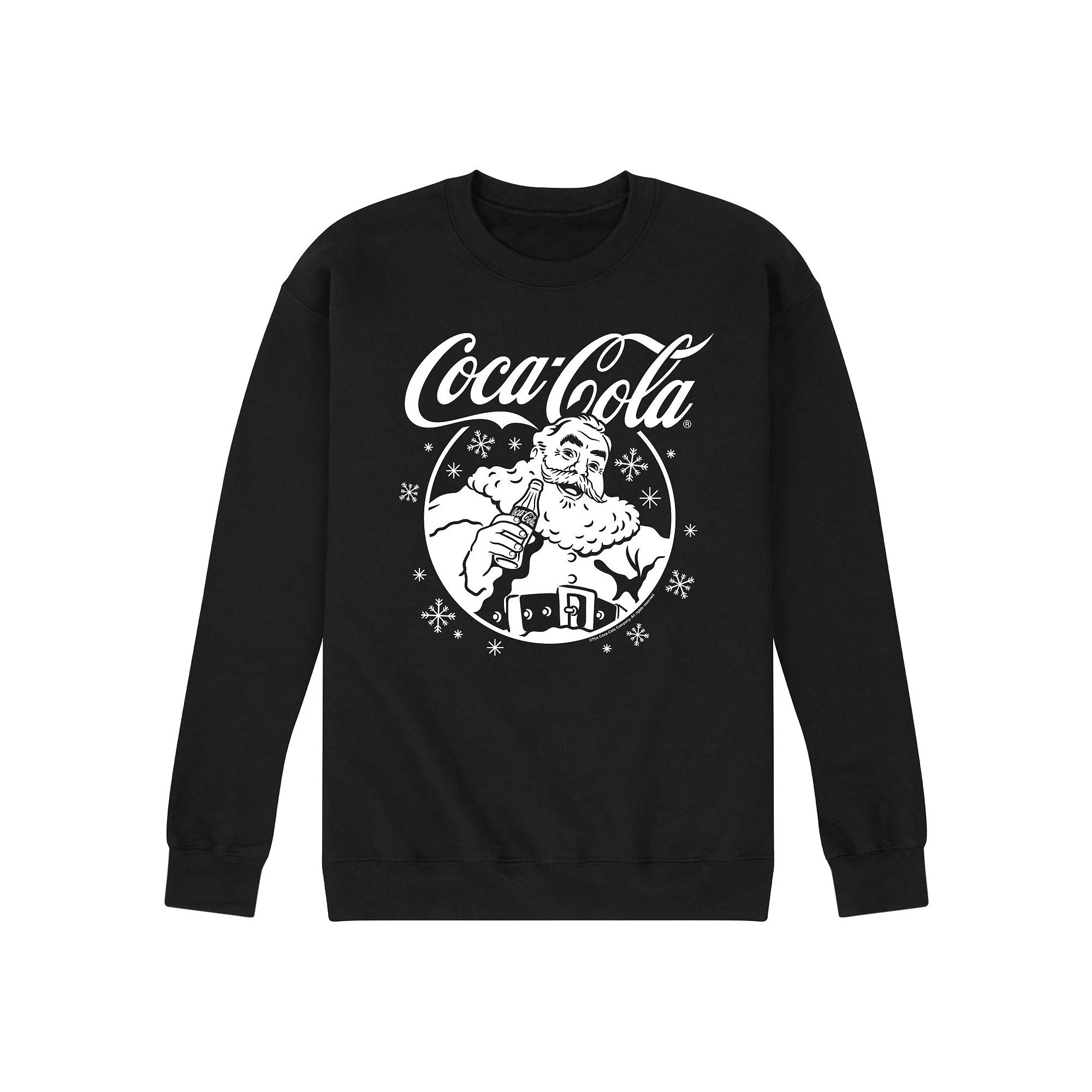Men's Coca-Cola Santa Claus Fleece Sweatshirt,  Product Image