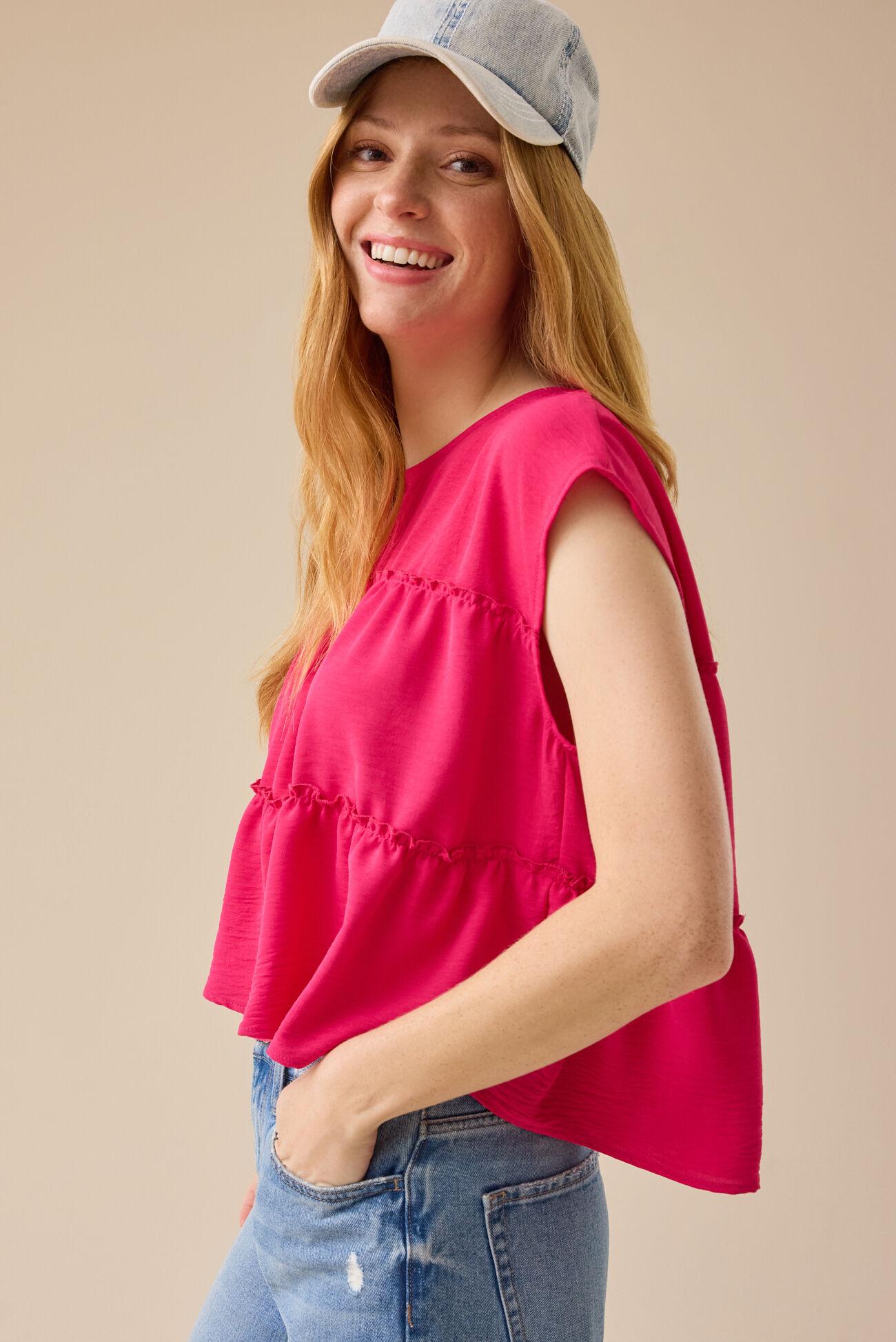 Matalyn Tiered Babydoll Top Product Image