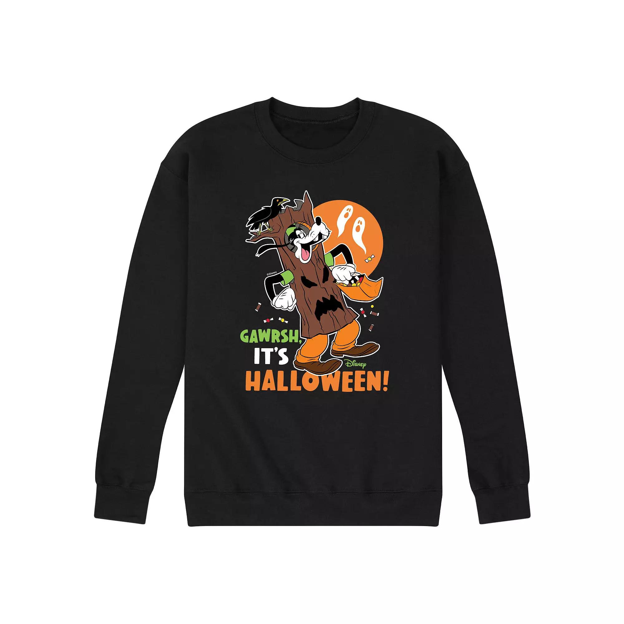 Disney's Goofy Men's Gawrsh It's Halloween Fleece Sweatshirt,  Product Image