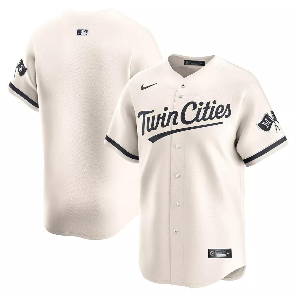 Men's Nike Cream Minnesota Twins Alternate Limited Jersey, Size: Medium, Beige Product Image