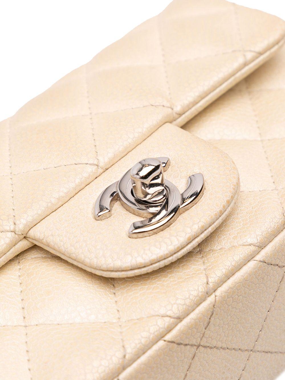 2014-2015 Extra Mini Rectangular Classic Caviar Single Flap crossbody bag Product Image