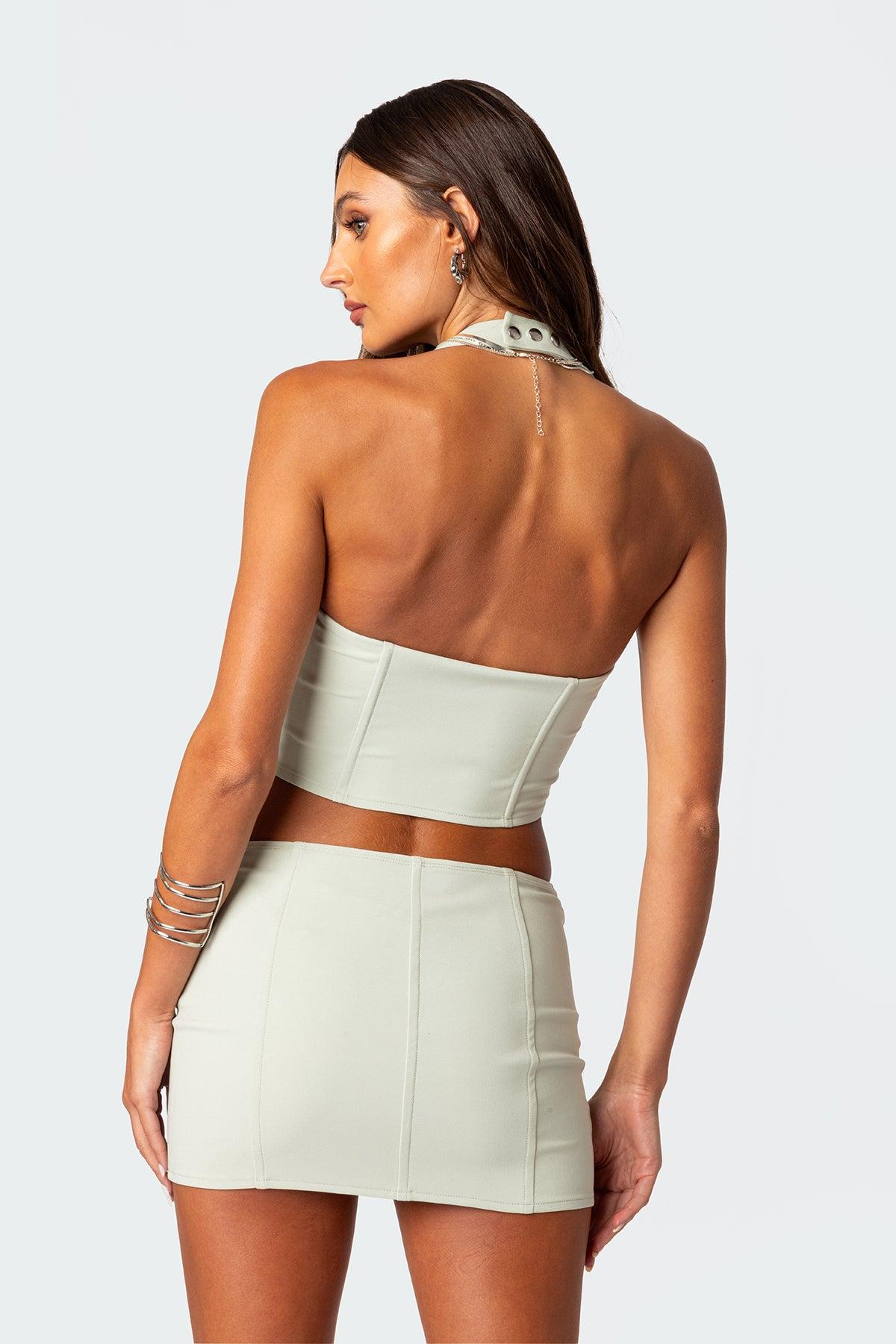 Audrina Side Lace Up Cupped Corset Product Image