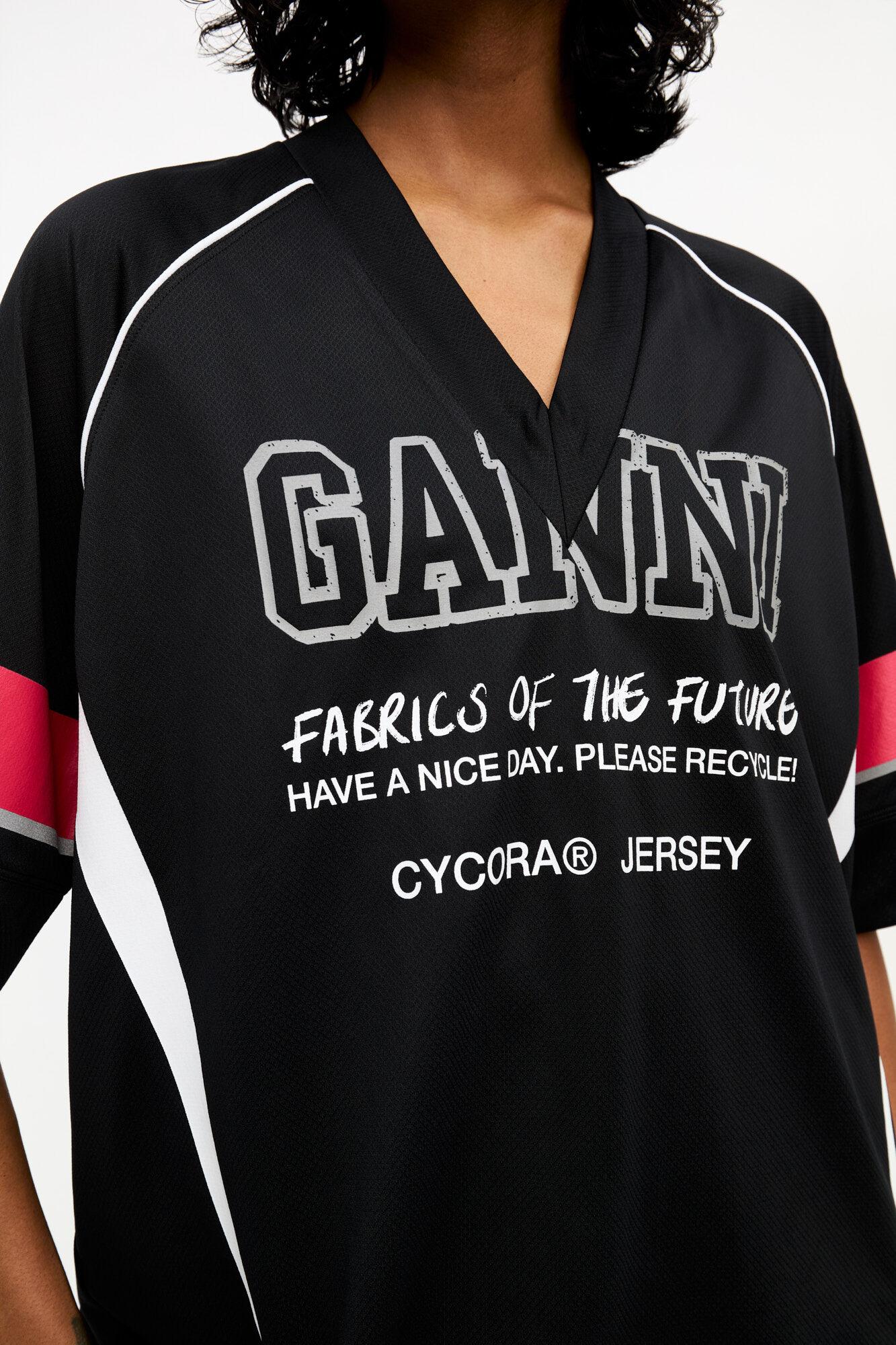 Black Future Mesh Oversized T-shirt Product Image