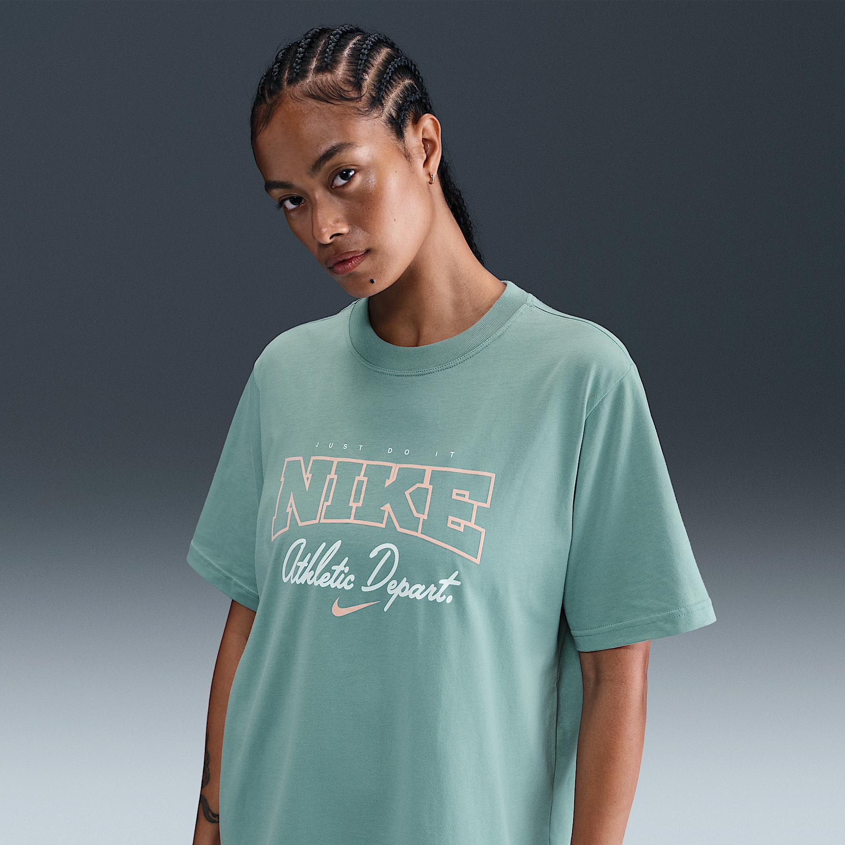 Womens Nike Sportswear Loose Short-Sleeve Graphic T-Shirt | IF1180-017 Product Image
