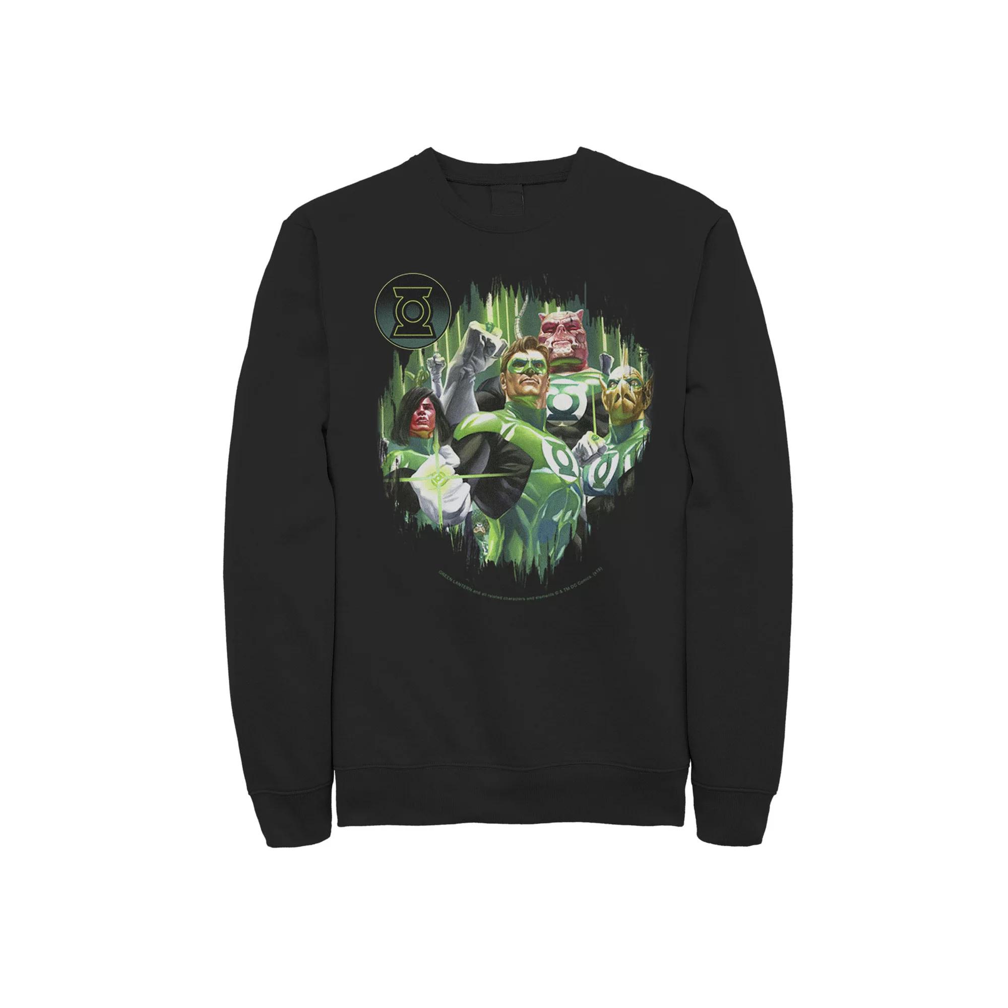 Men's DC Comics Green Lantern Corps Portrait Sweatshirt,  Product Image