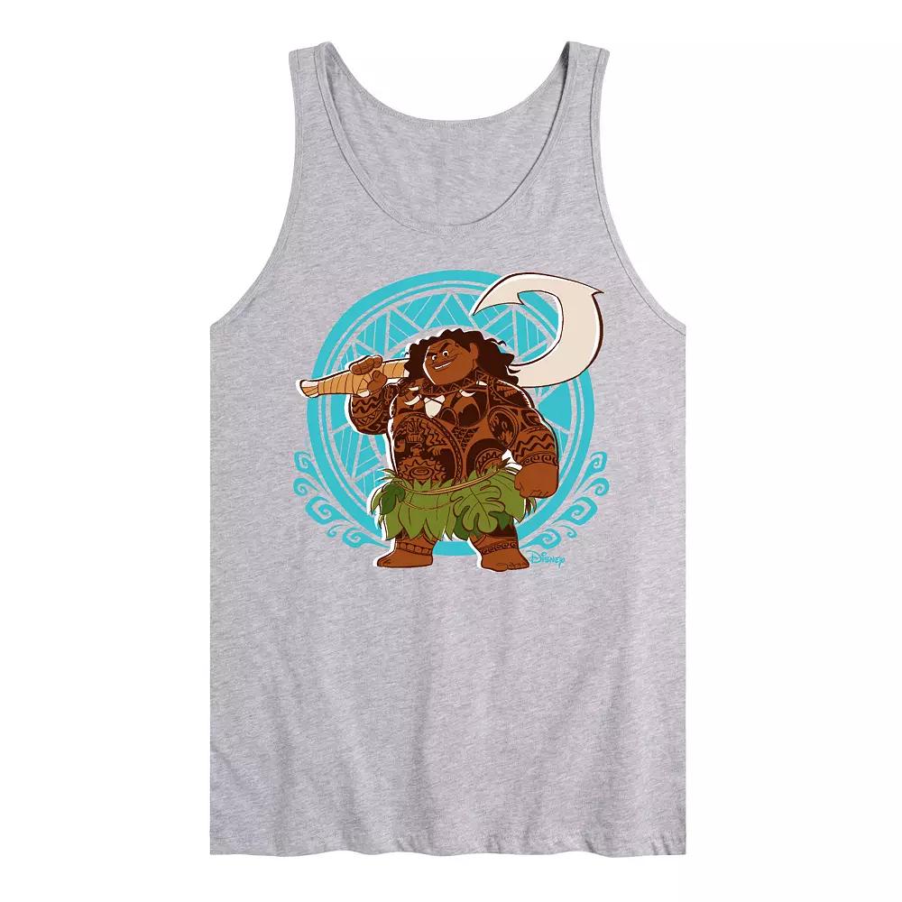 Disney's Moana Men's Pattern Maui Graphic Tank Top,  Product Image