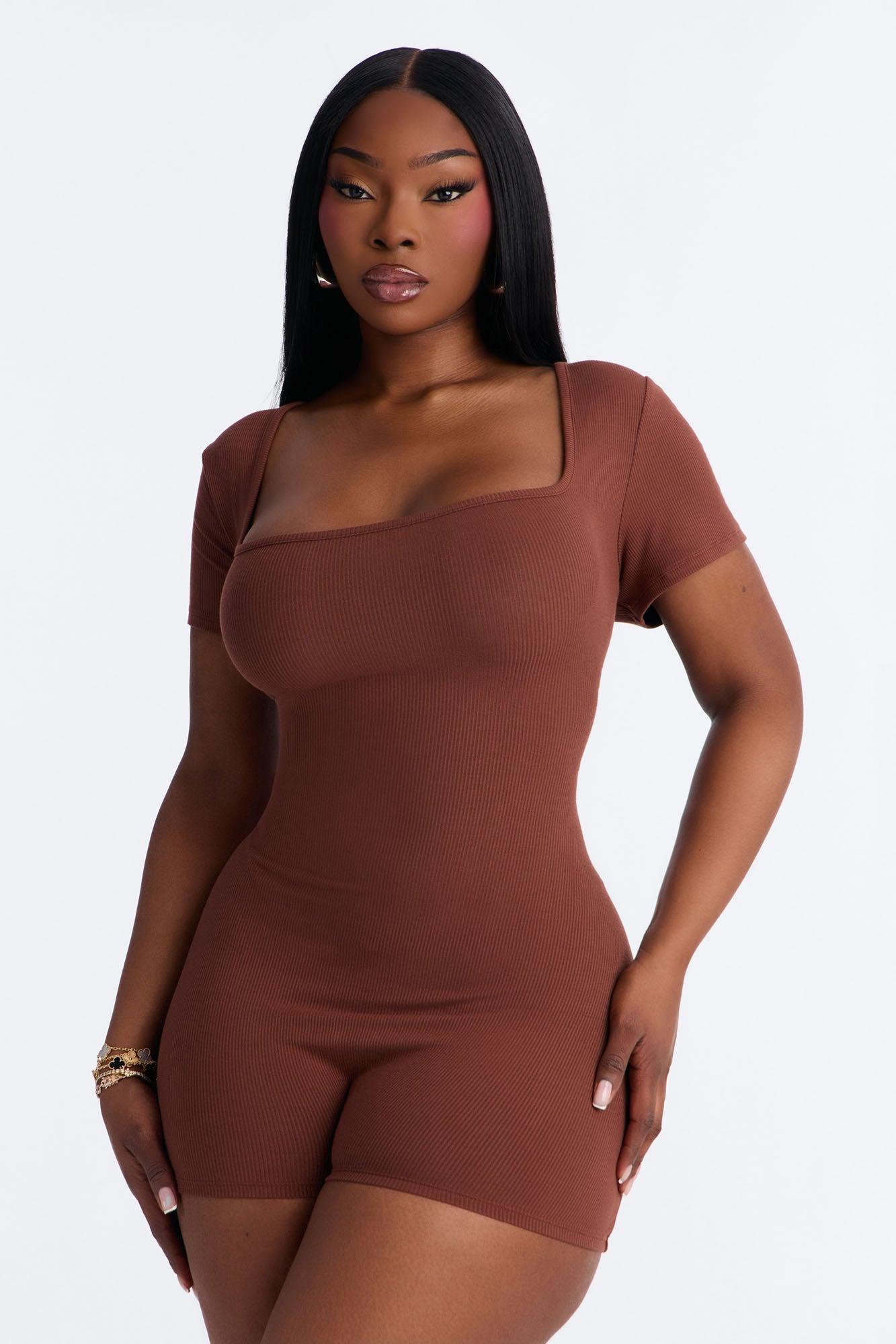 Sandie Romper - Brown Female Product Image