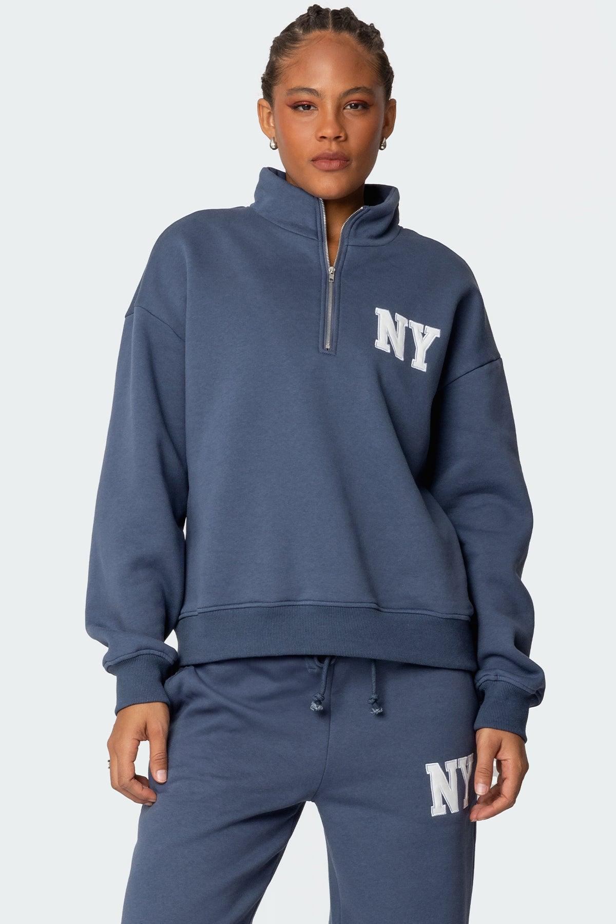 Ny Quarter Zip Sweatshirt Product Image