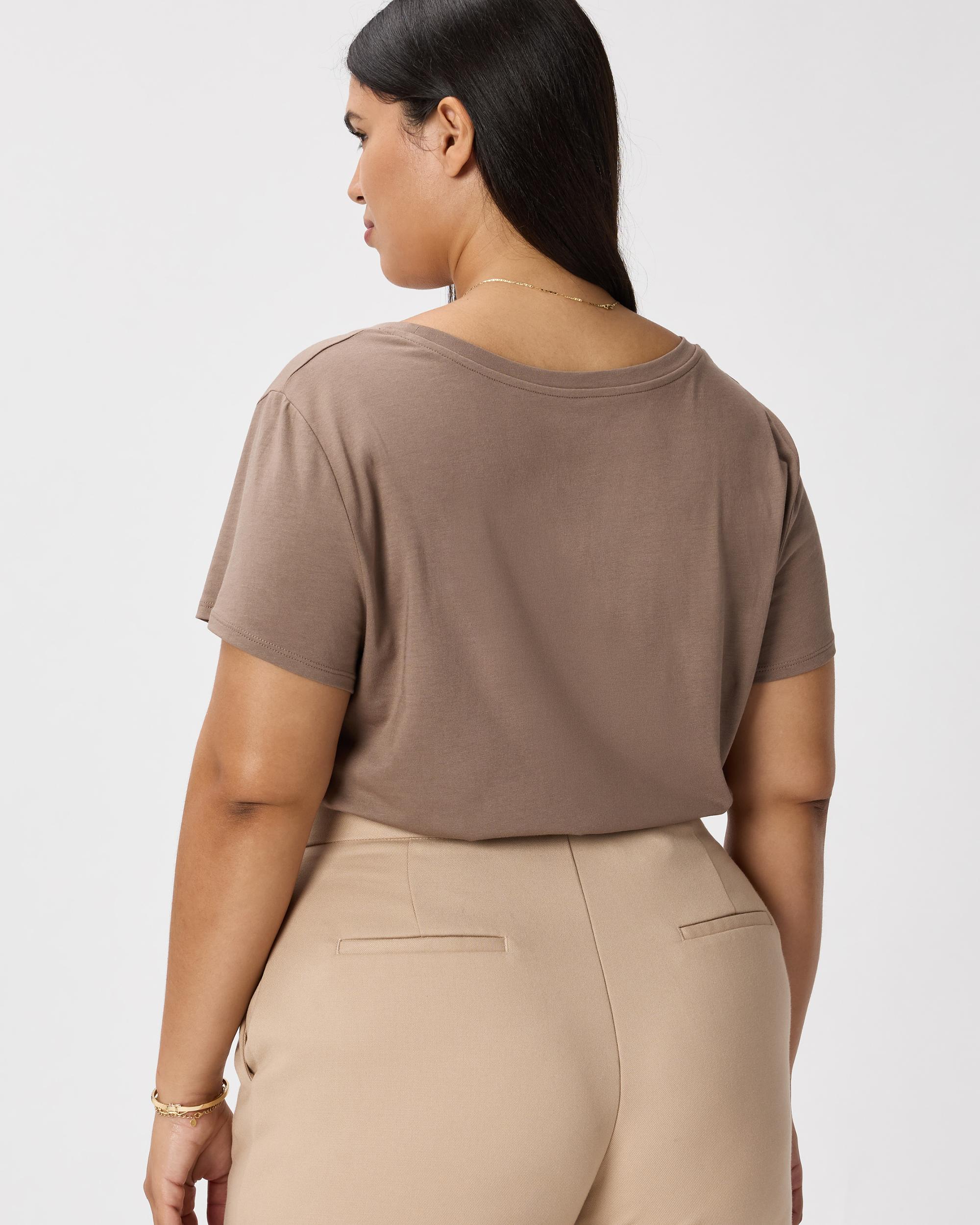 Quince | Women's Cotton Modal Scoop Neck T-Shirt Cotton/Modal Product Image