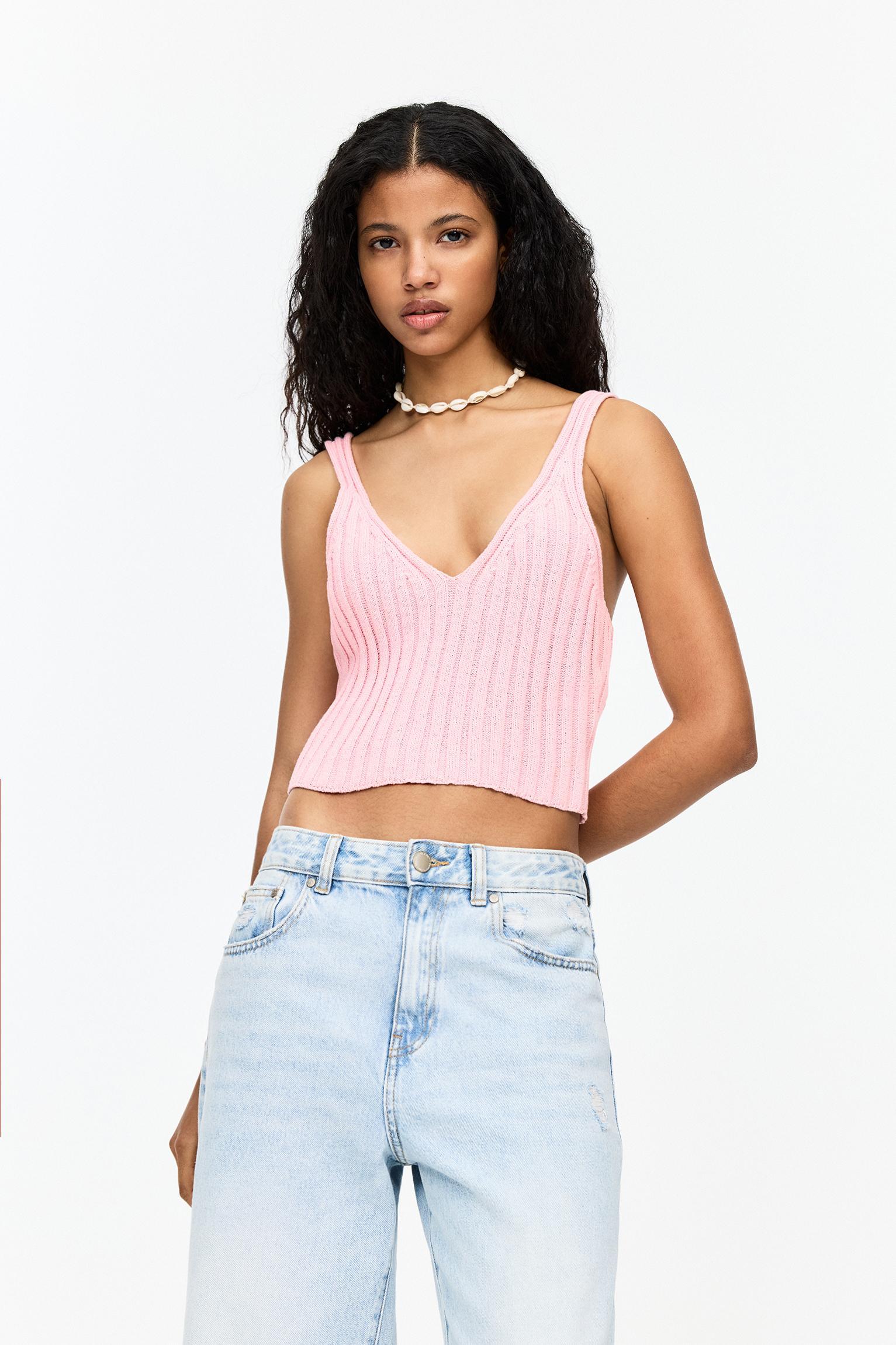 Crochet top with straps Product Image