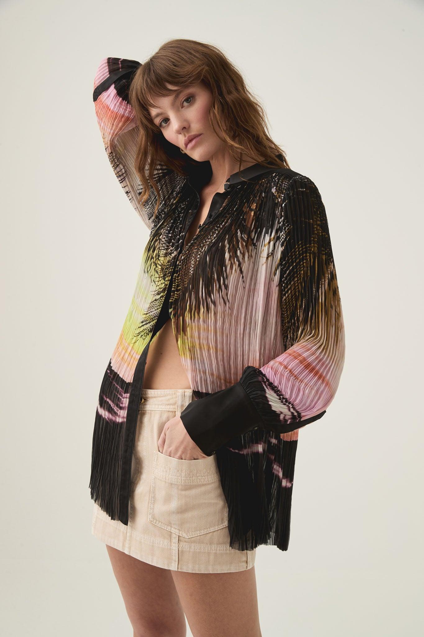 Awaken Relaxed Shirt-LAST LIGHT / 6 Product Image