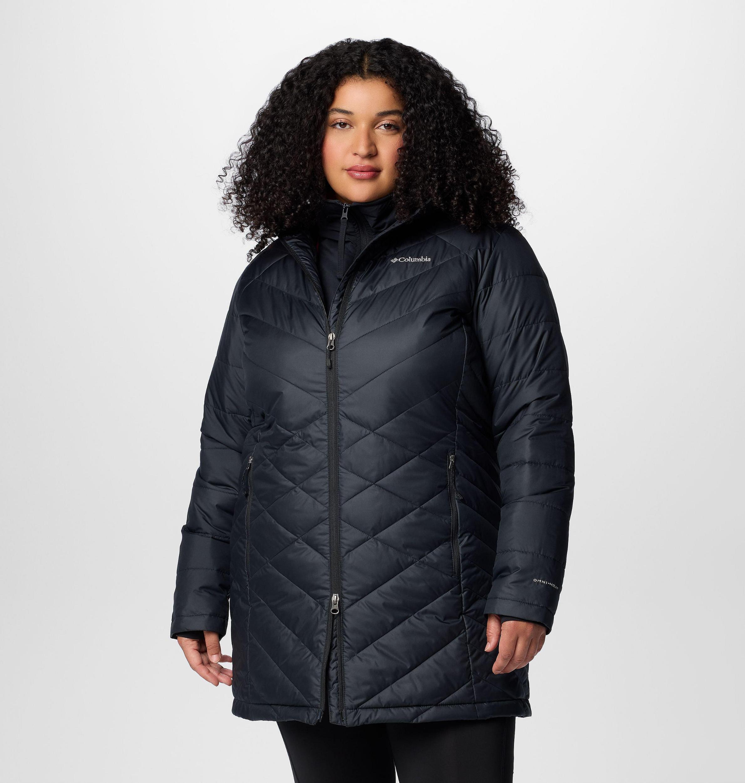 Columbia Womens Heavenly Long Hooded Jacket - Plus Size- Product Image