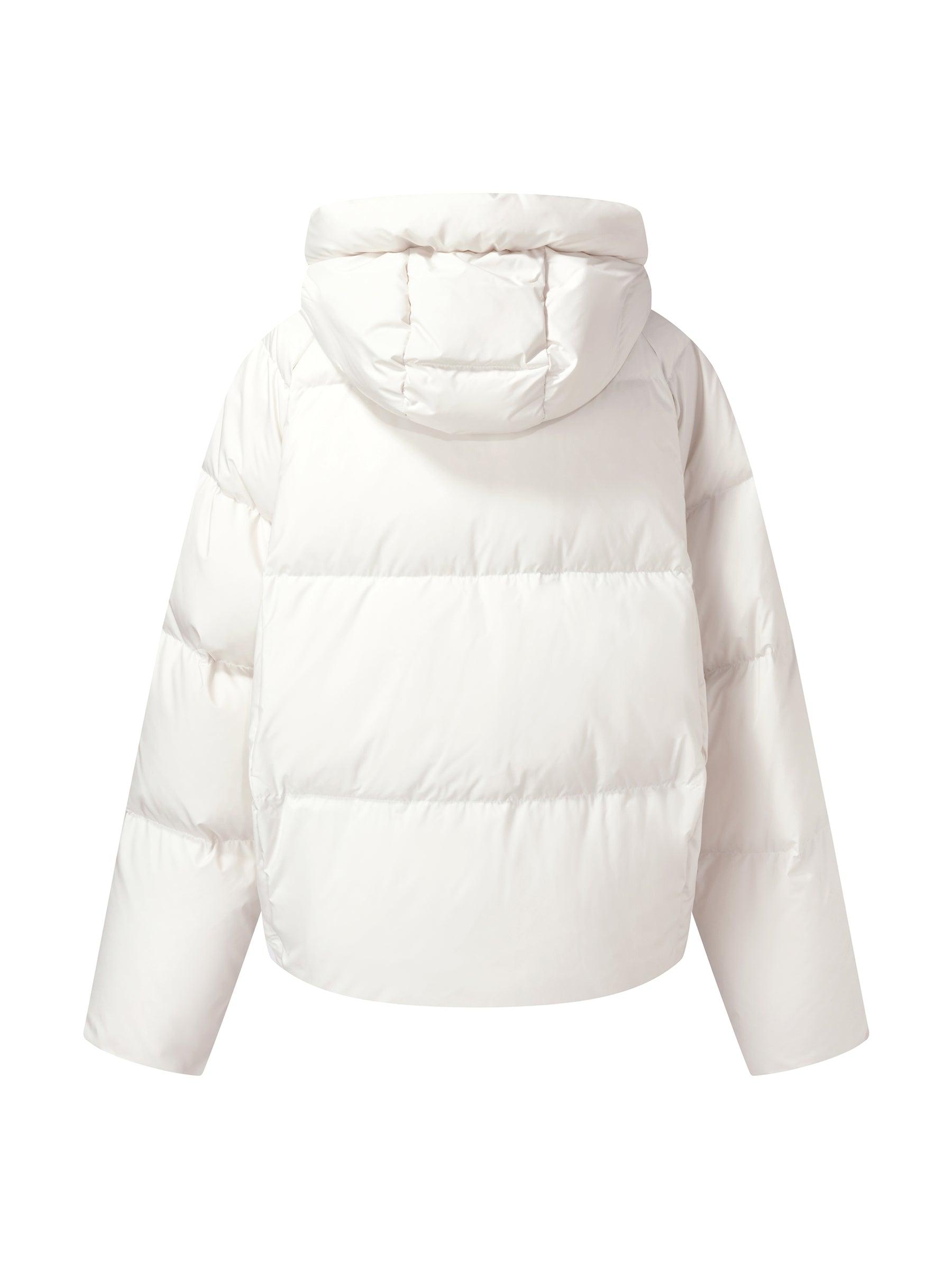 Hooded Zip-Up Goose Down Jacket Product Image