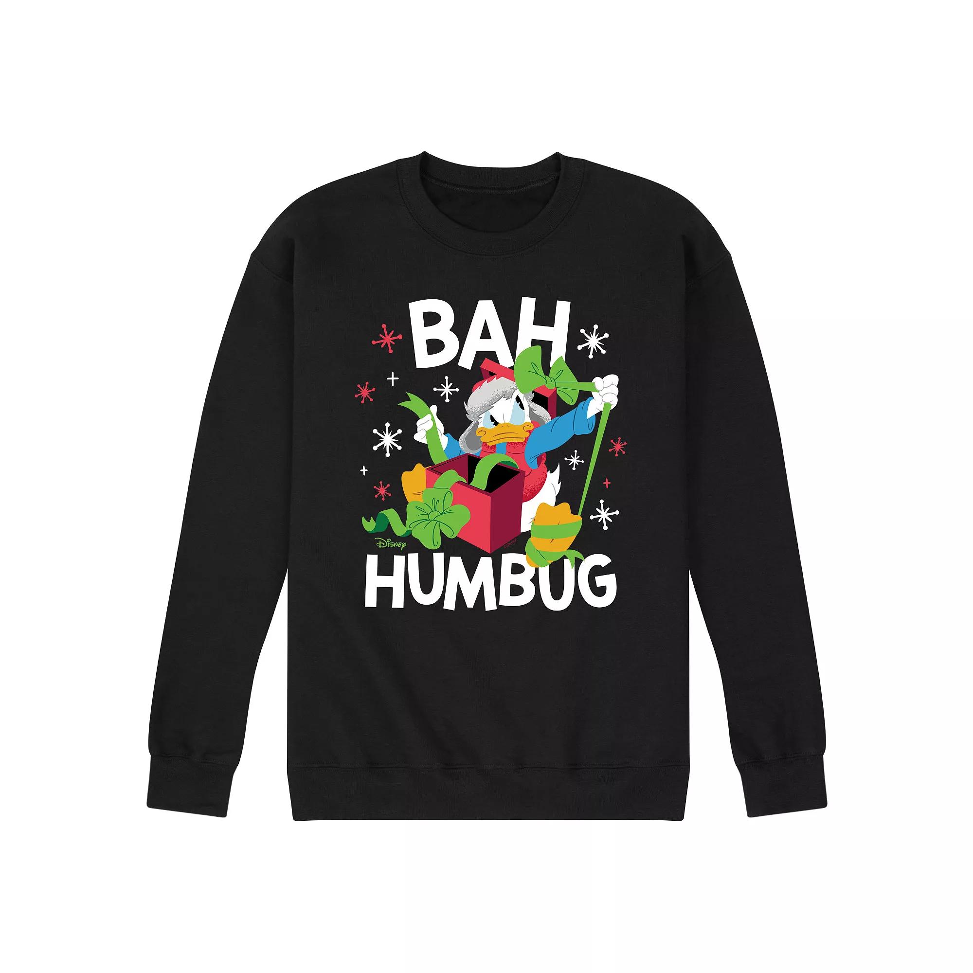 Disney's Men's Donald Duck Bah Humbug Fleece,  Product Image