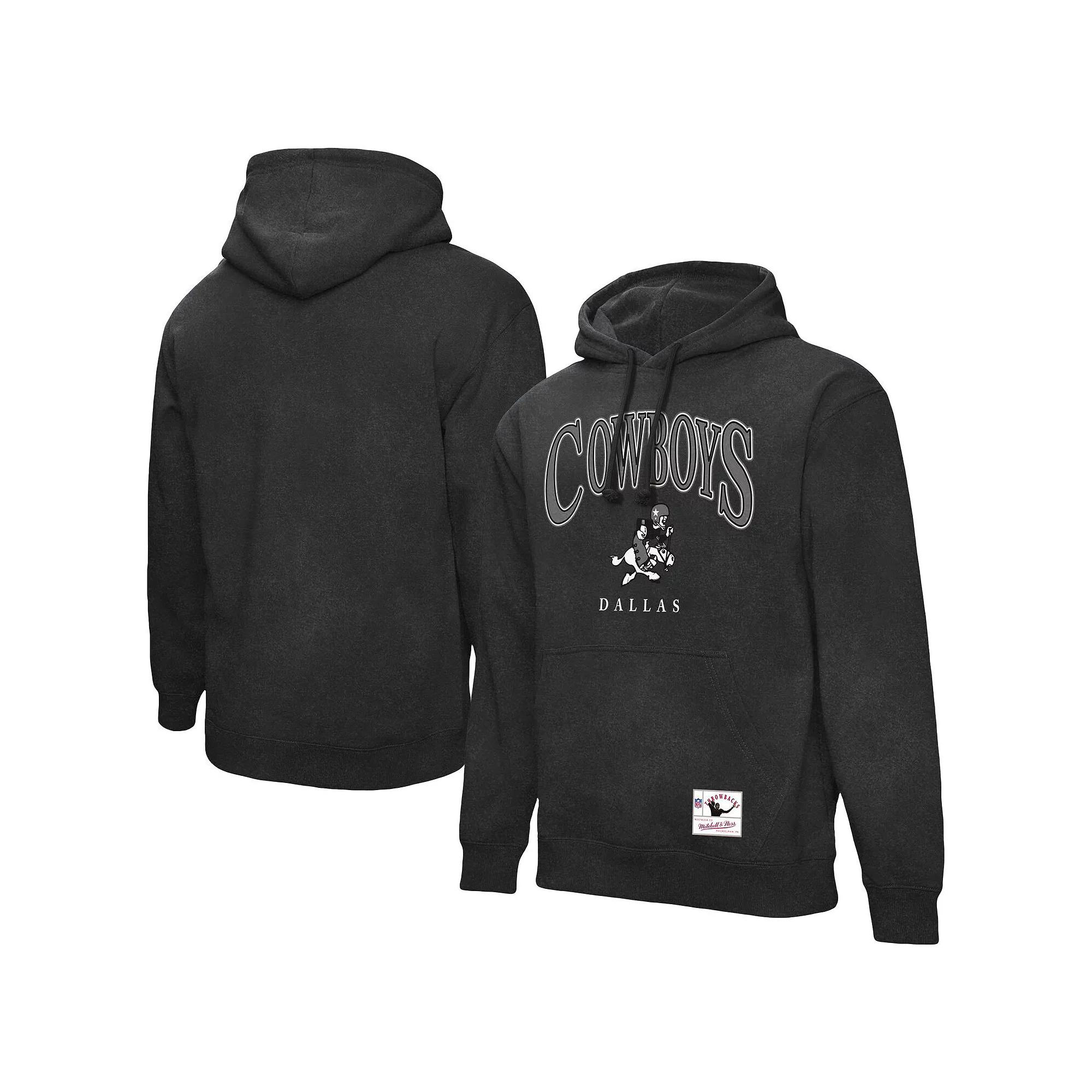 Men's Mitchell & Ness  Gray Dallas Cowboys Slot Pullover Hoodie, Size: 2XL, Grey Product Image