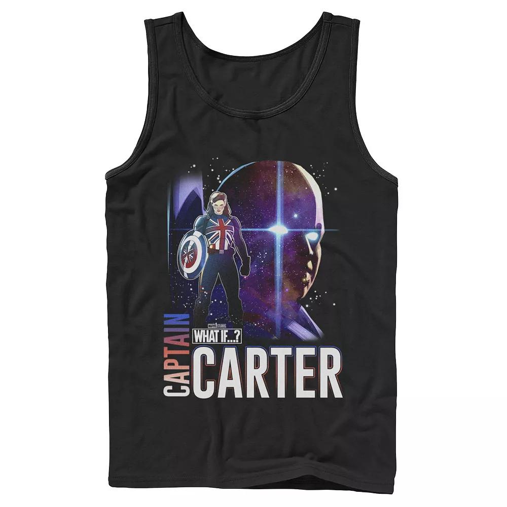 Men's Marvel What If Carter And Watcher Galactic Poster Tank Top, Boy's,  Product Image