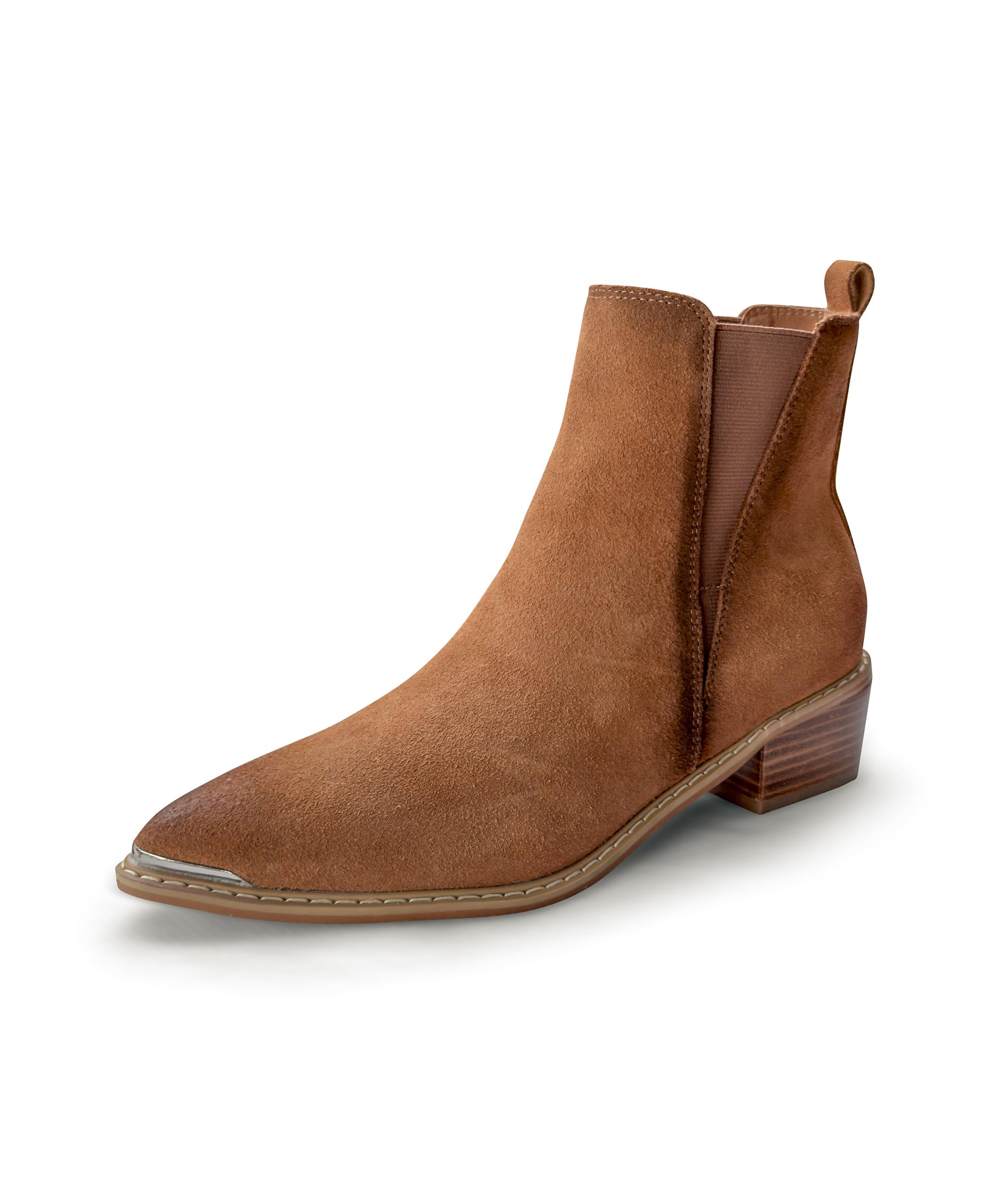 Wylie Suede Ankle Boot in Tan (Online Exclusive) Product Image