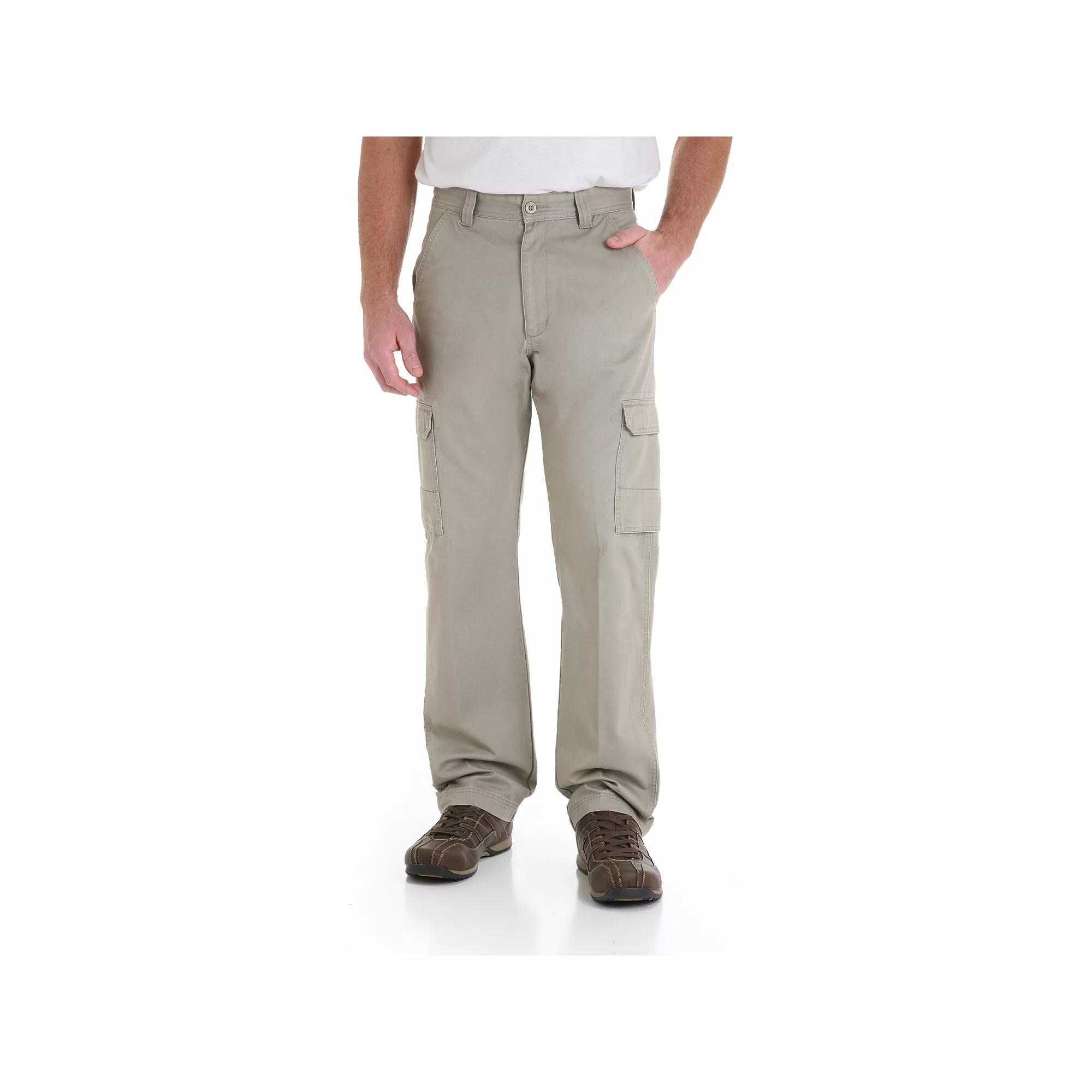 Men's Wrangler Twill Cargo Pants, Size: 36X29, Burlap Product Image