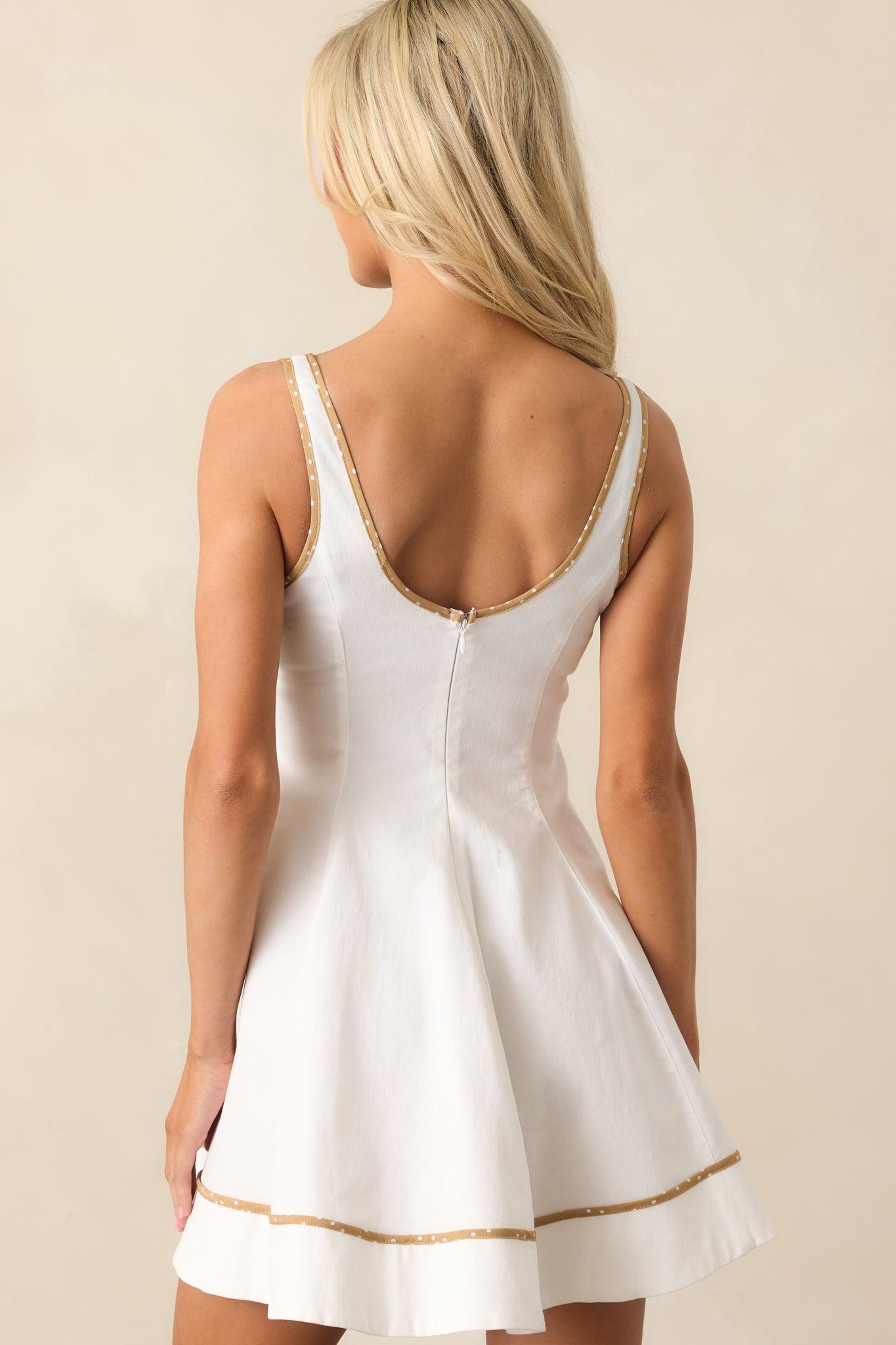 Seashore Soiree Ivory Mini Dress Product Image
