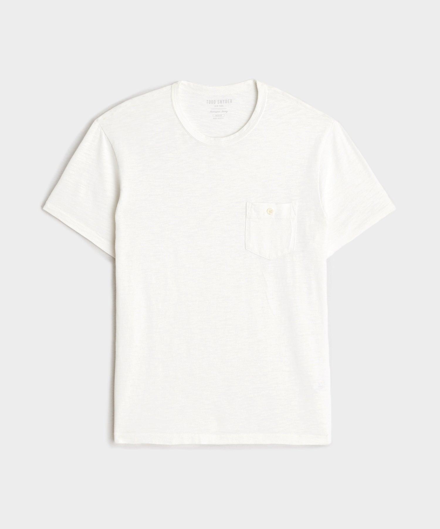 Made in L.A. Homespun Slub Pocket Tee Product Image