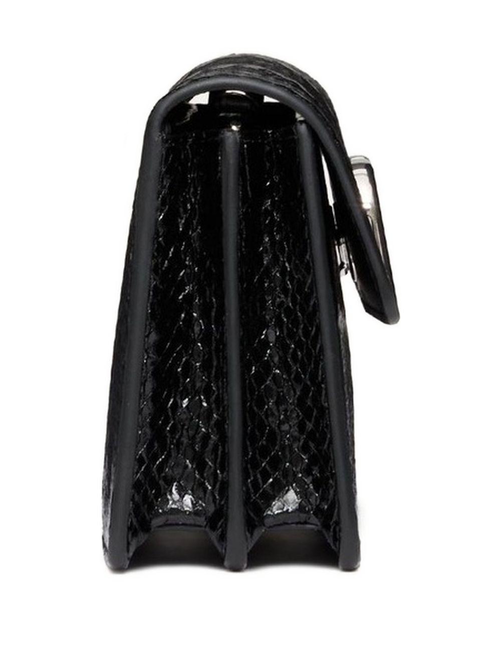 VLogo Signature leather chain wallet Product Image