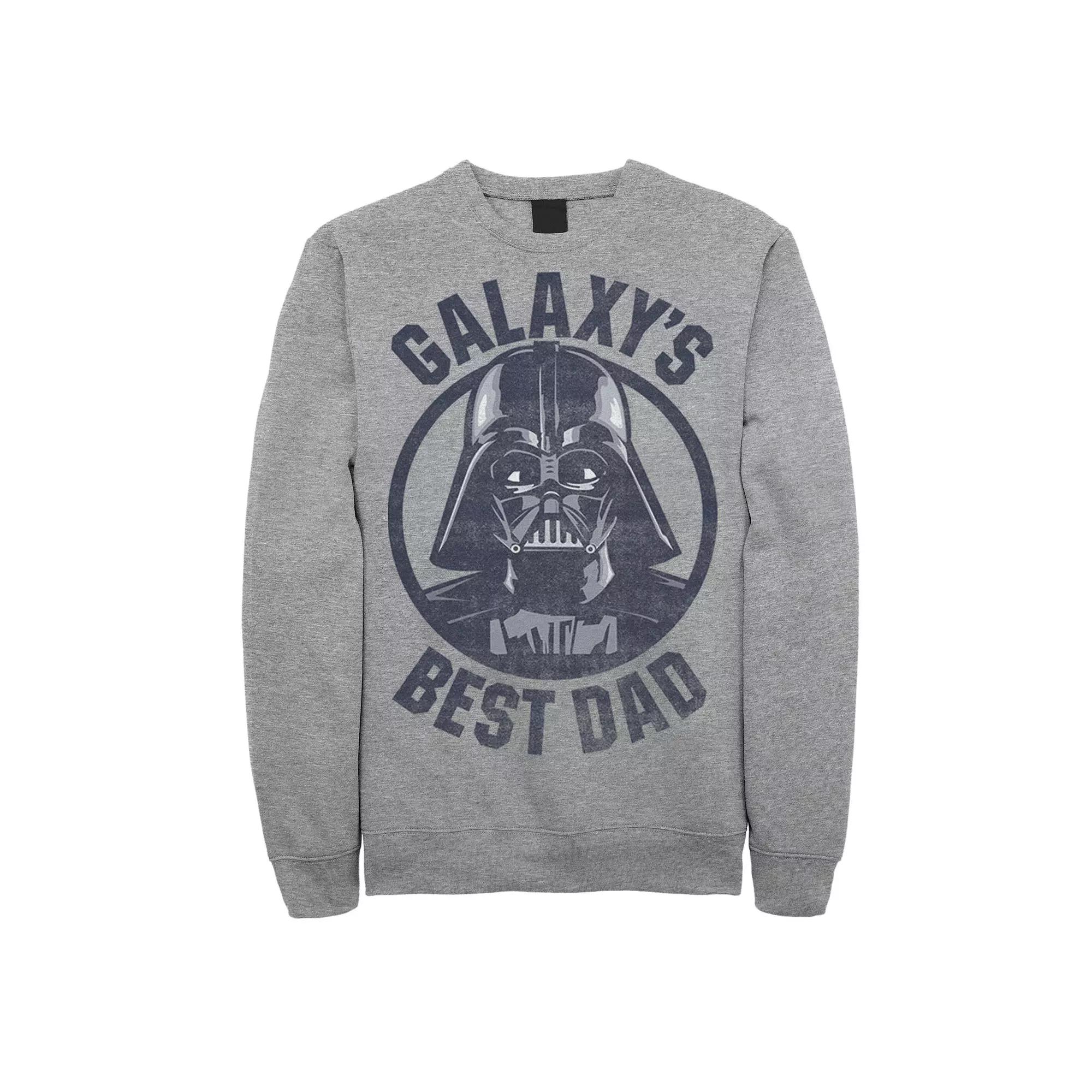 Men's Star Wars Father's Day Darth Vader Galaxy's Best Dad Sweatshirt,  Product Image