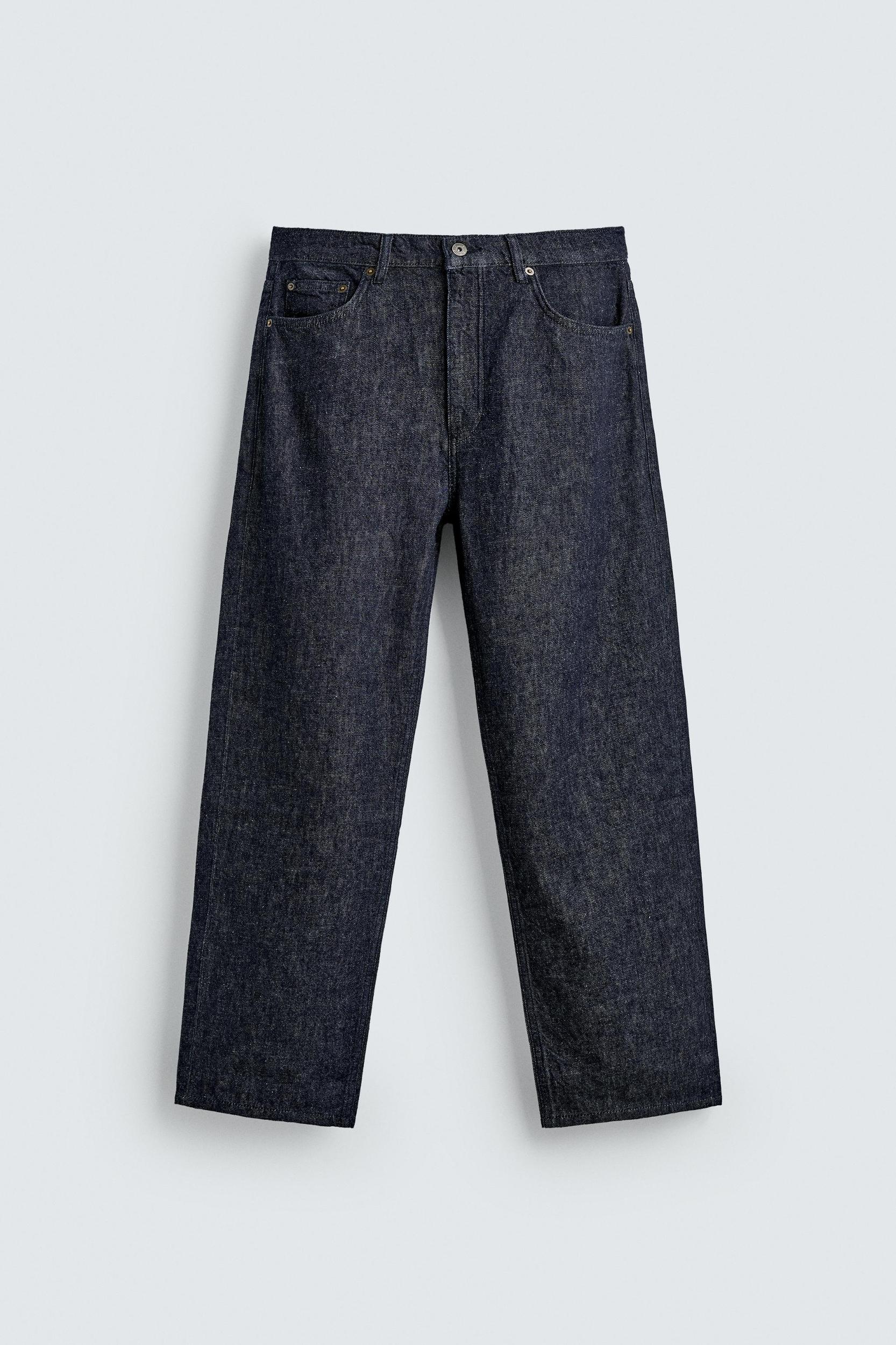 COTTON-HEMP STRAIGHT FIT JEANS Product Image